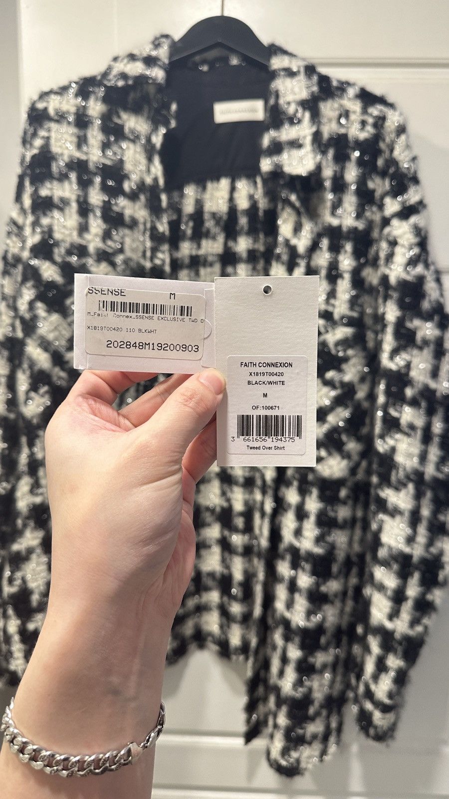 Designer × Faith Connexion Faith connxion tweed overshirt Size US M / EU 48-50 / 2 - 2 Thumbnail