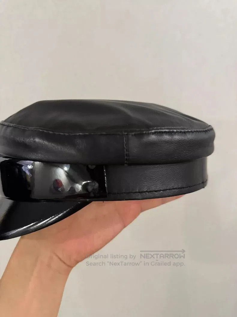 Anonymous Club Ruslan Baginskiy Leather Newsboy Cap. Size ONE SIZE - 3 Thumbnail