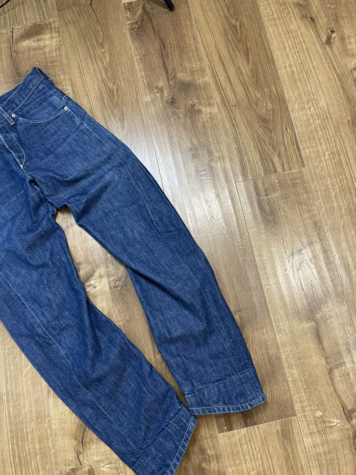Levi's Vintage Levi’s 835 Blue Denim Straight Cowboy Jeans Pants Size US 30 / EU 46 - 5 Thumbnail