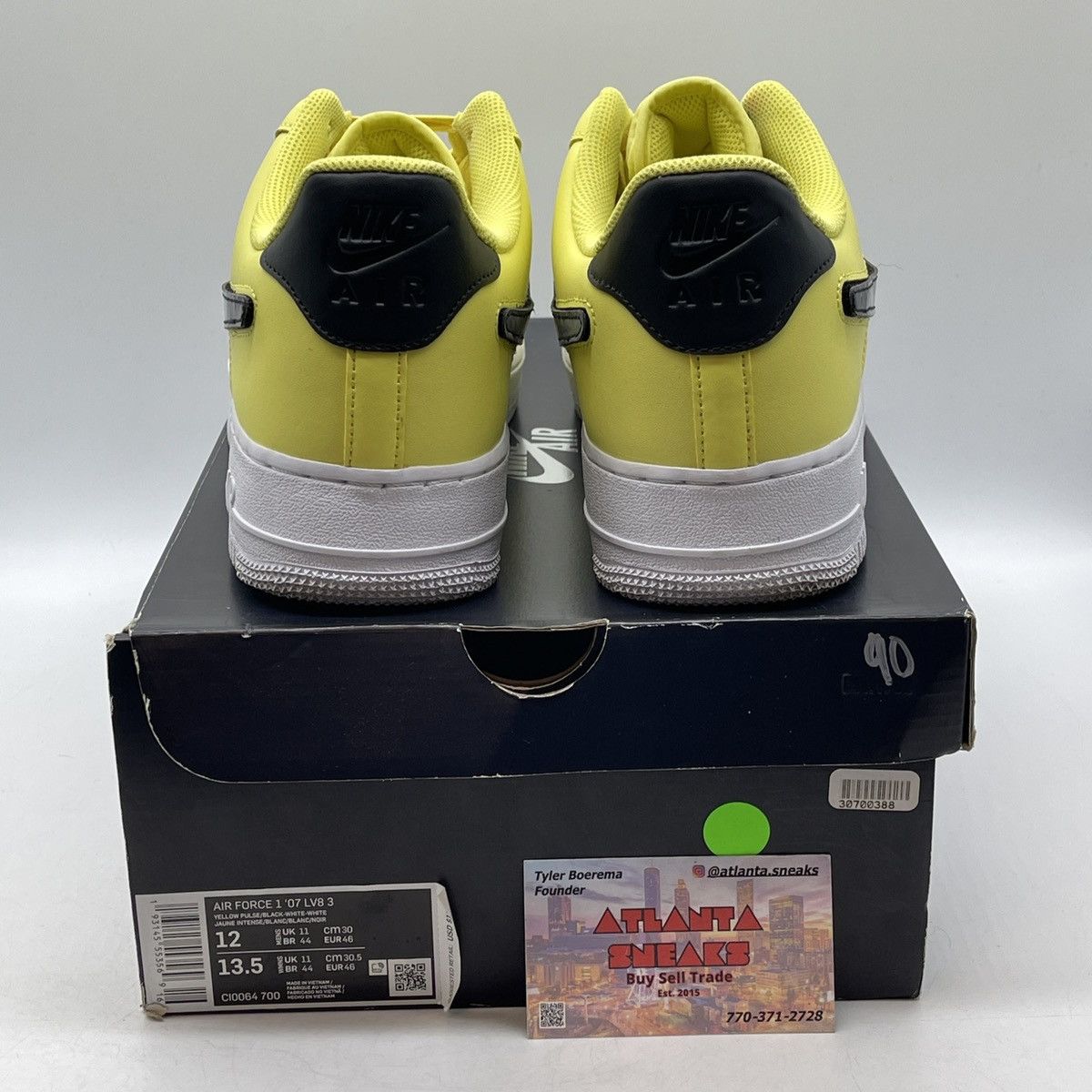 Nike Air Force 1 low yellow pulse Size US 12 / EU 45 - 3 Thumbnail