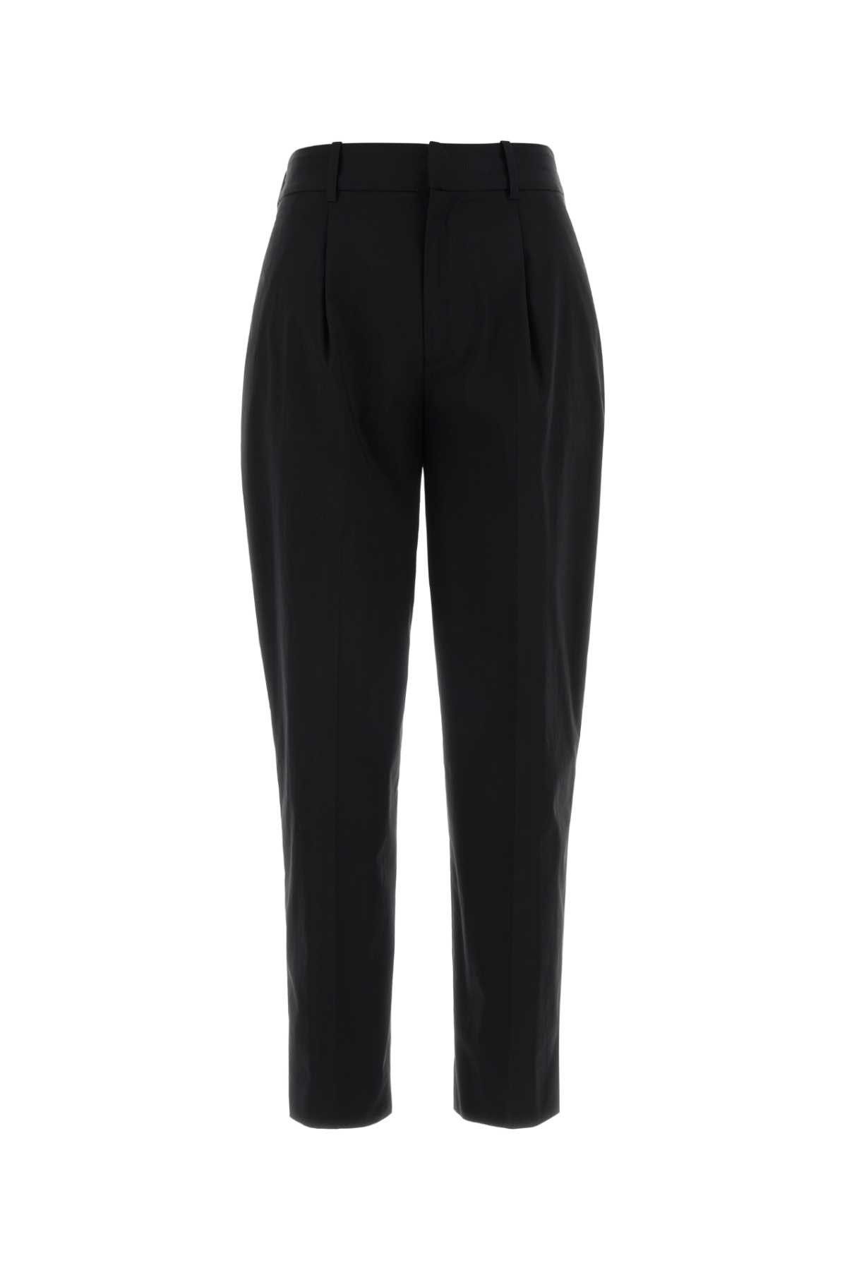 PT Torino Black Stretch Cotton Blend Daisy Pant Size 30" / US 8 / IT 44 - 1 Thumbnail
