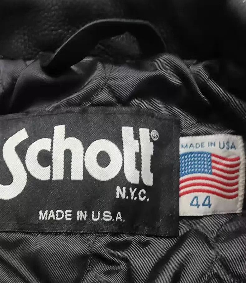 Schott Schott Super thick cowhide jacket Size US XL / EU 56 / 4 - 3 Thumbnail