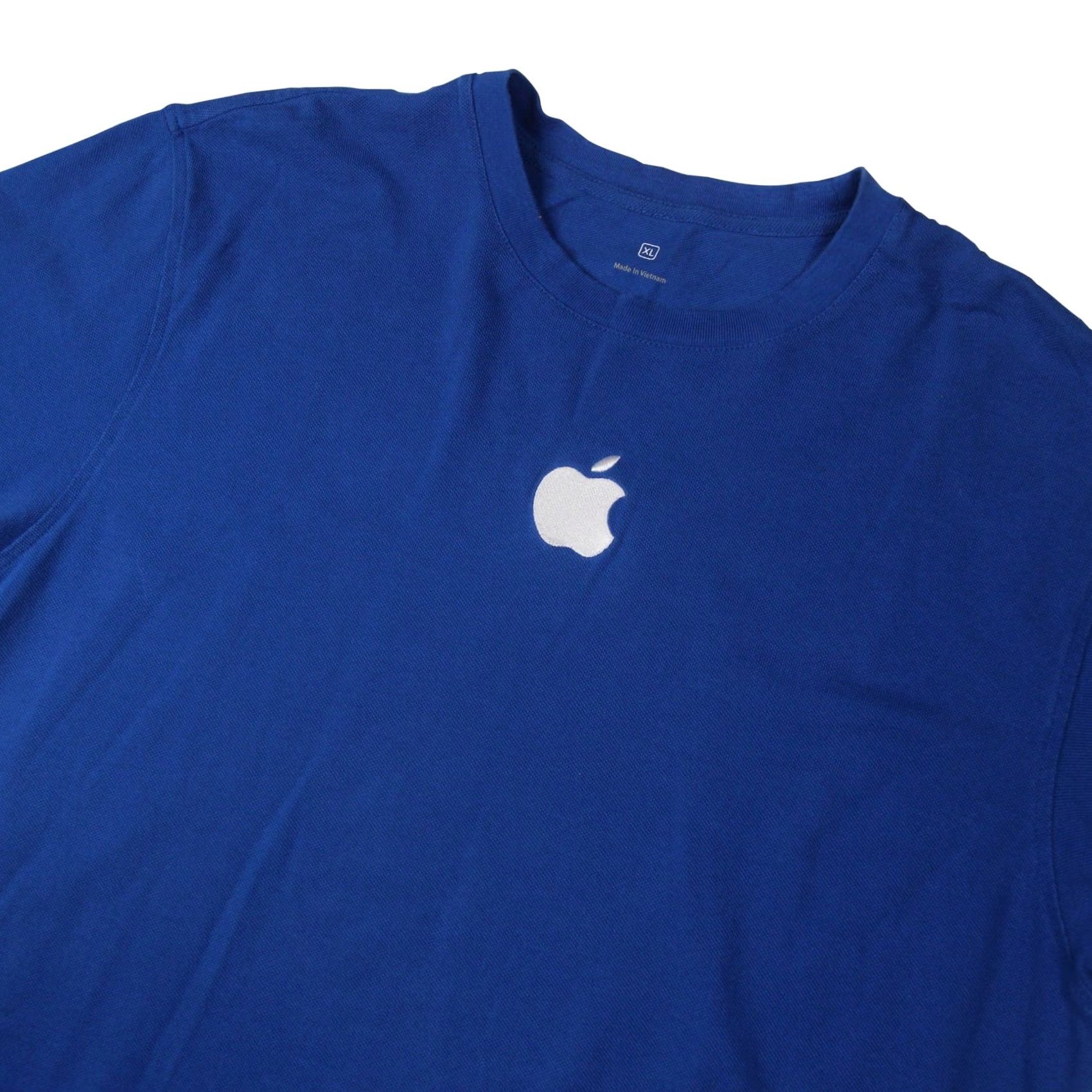 Apple VINTAGE Apple Computers T-Shirt Blue XL Mens Classic Logo Embroidered 9/10 Size US XL / EU 56 / 4 - 2 Thumbnail