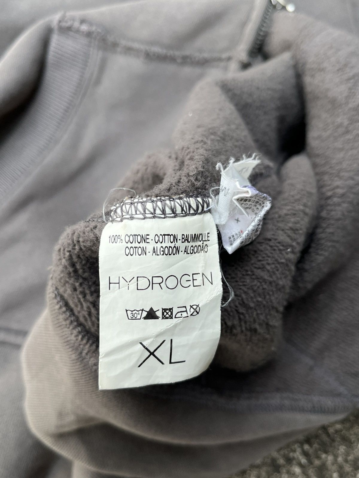 Hysteric Glamour 💥Hydrogen Italy // Faded Double Zippers Hoodie LA Patch Size US XL / EU 56 / 4 - 10 Thumbnail
