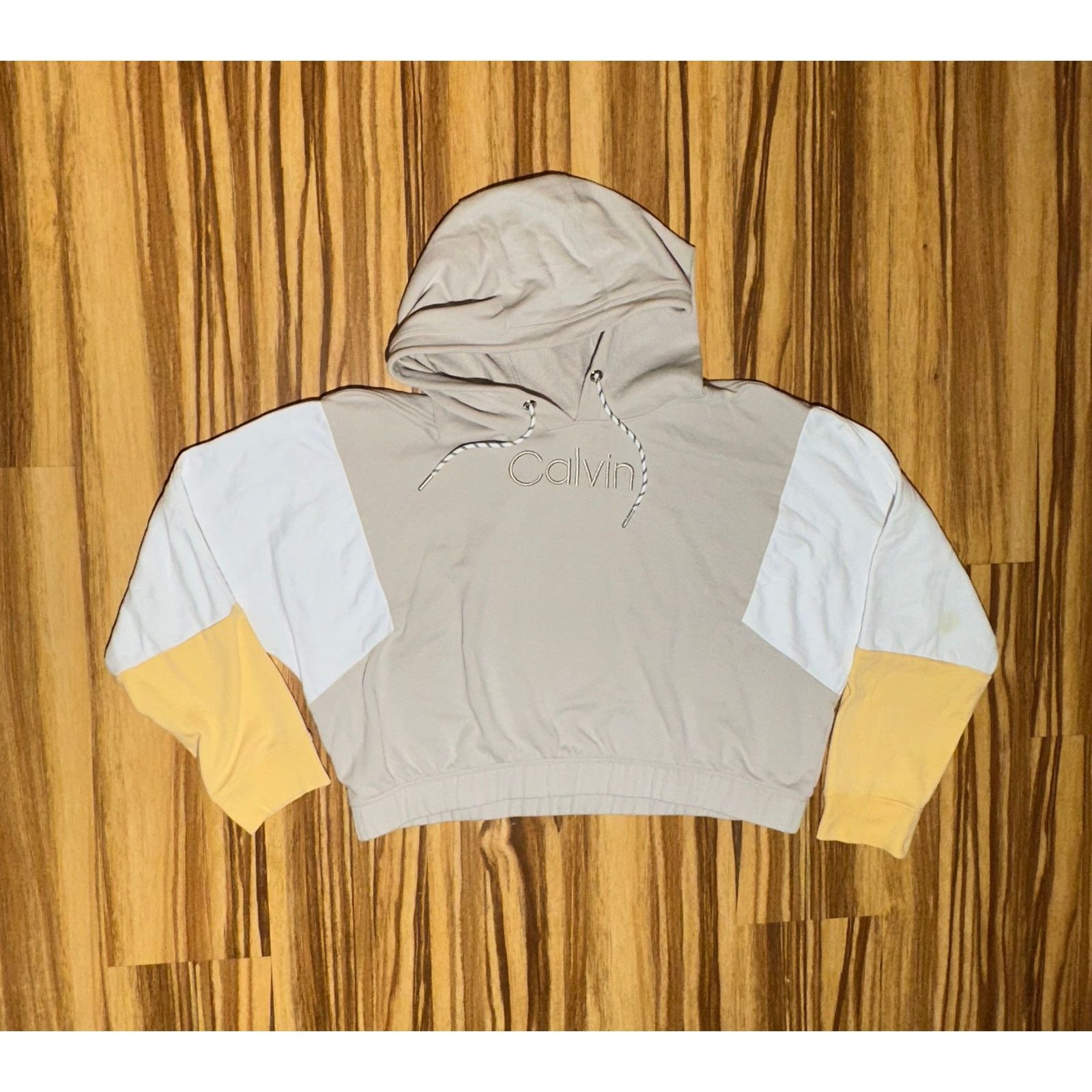 Calvin Klein Calvin Klein Brown Bellybutton Short Hoodie Size 2XL Size XXL / US 16-18 / IT 52-54 - 1 Thumbnail