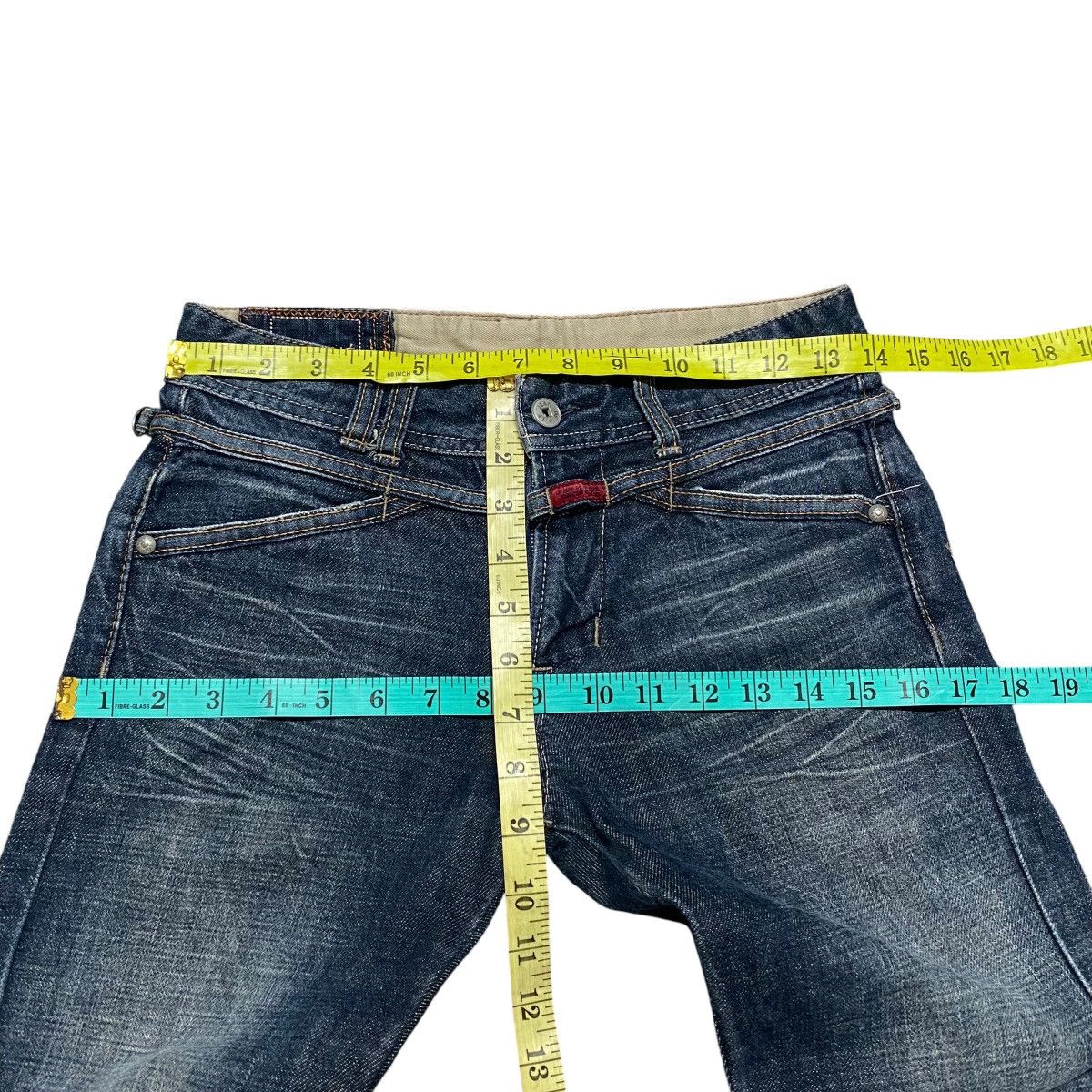 Marithe + Francois Girbaud Marithe Francois Girbaud Denim Flare Jeans Size 28" / US 6 / IT 42 - 16 Thumbnail