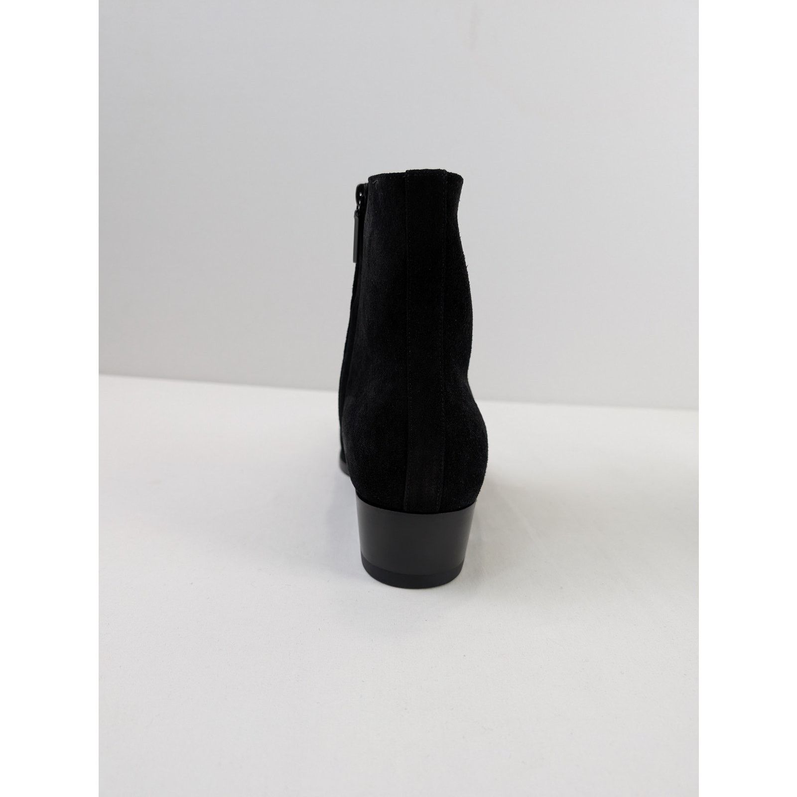 Saint Laurent Paris o1rshd1 Wyatt Chelsea Suede Boots in Black Size US 13 / EU 46 - 15 Thumbnail