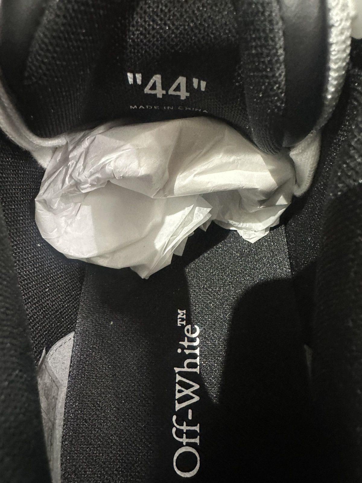 Off-White OFF-WHITE - Out of Office White Black Sneakers Size US 11 / EU 44 - 6 Thumbnail