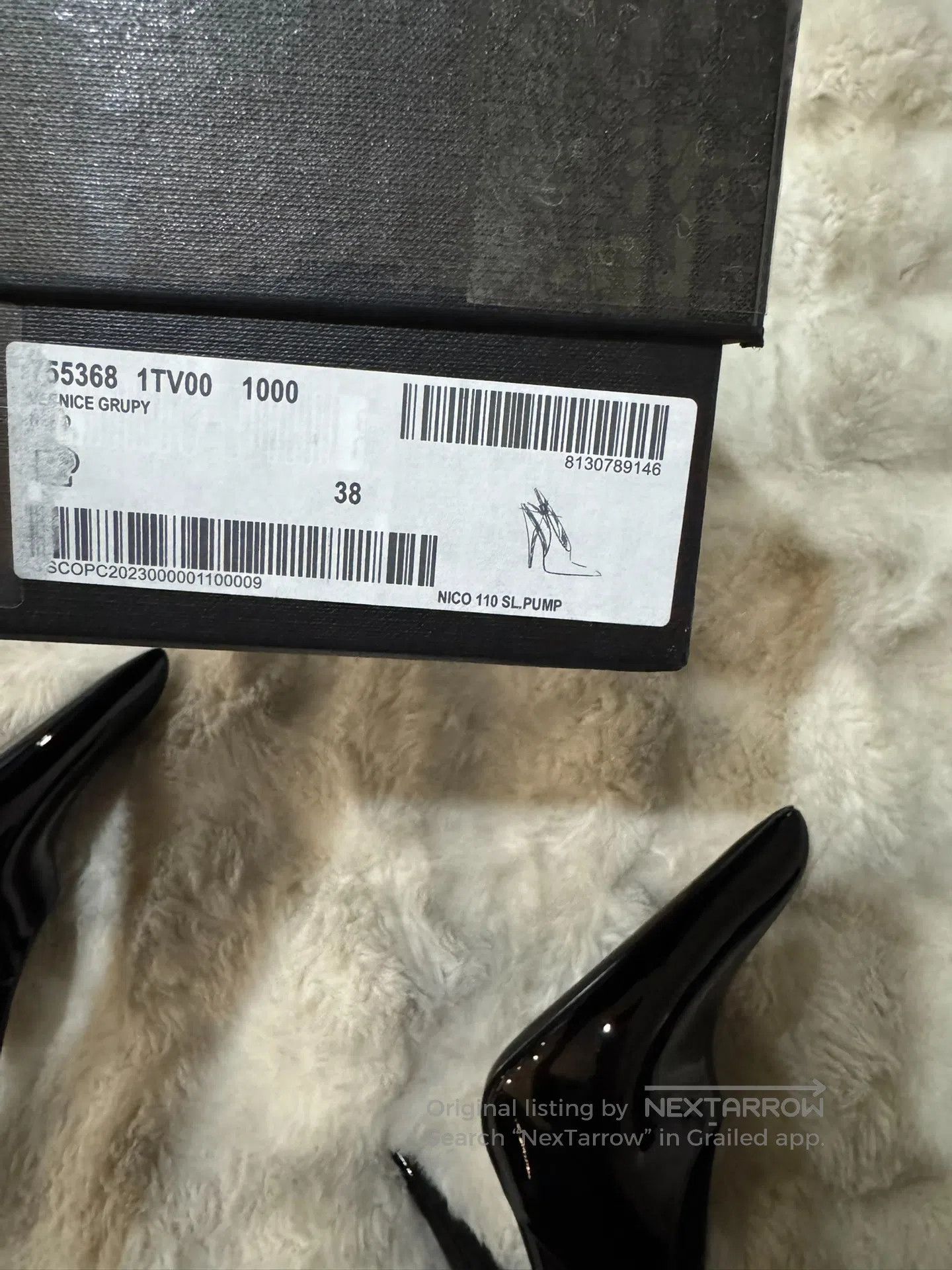 Saint Laurent Paris Saint Laurent Paris Crystal Lacquer High Heels| Size US 7.5 / IT 37.5 - 8 Thumbnail
