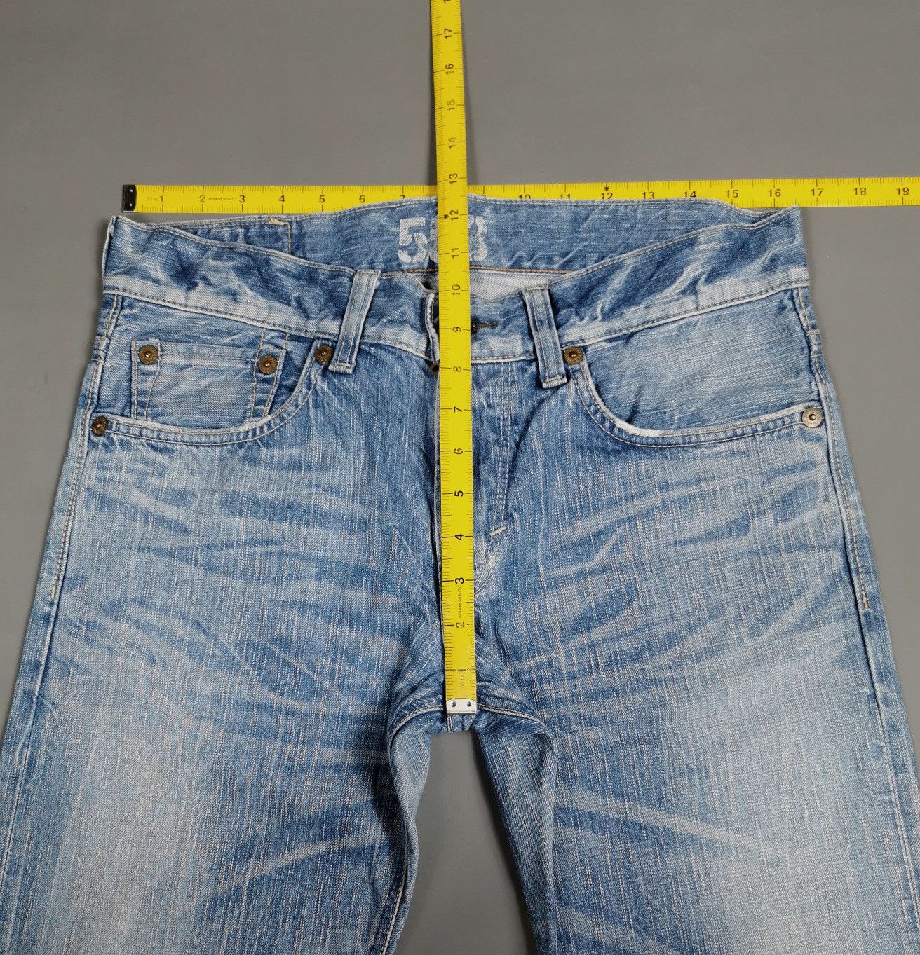 Edwin Bootcut Edwin 503 Light Blue Jeans Size US 33 - 9 Thumbnail