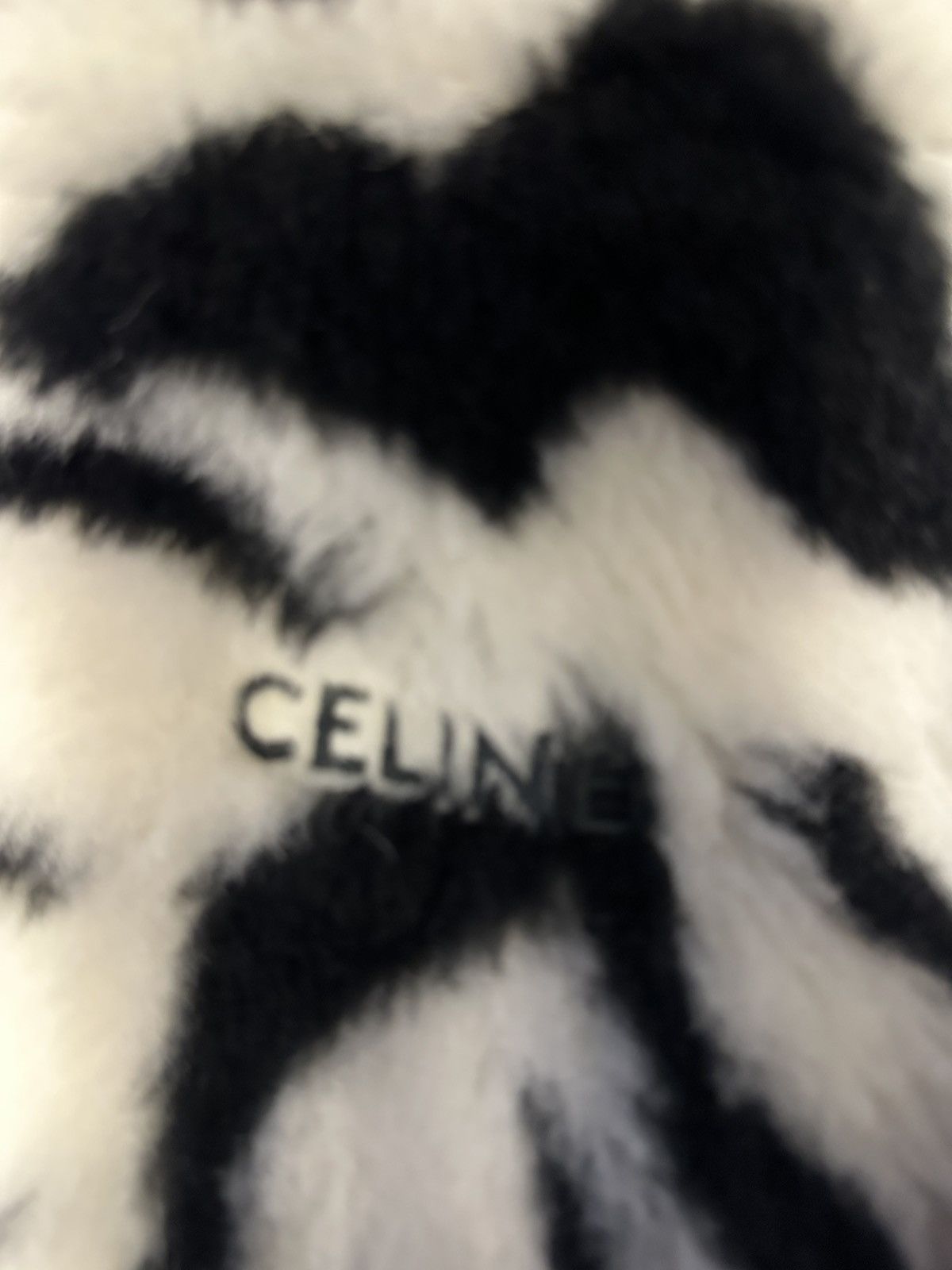 Celine Alpaca zebra print zip up jacket Size US M / EU 48-50 / 2 - 3 Thumbnail