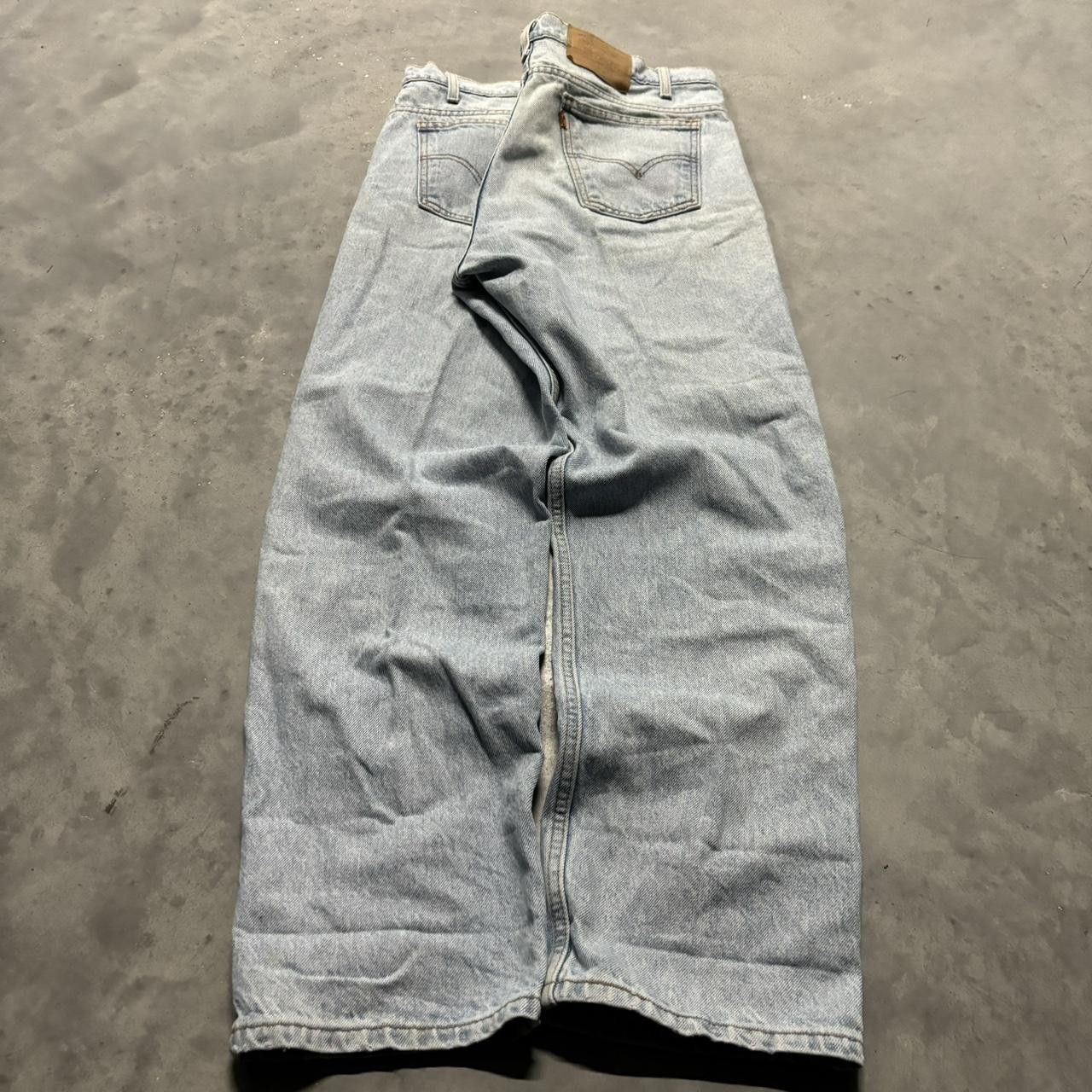 Levi's × Vintage Crazy Vintage 90s Light Wash Levi’s Orange Tab Denim Jeans! Size US 36 / EU 52 - 4 Thumbnail