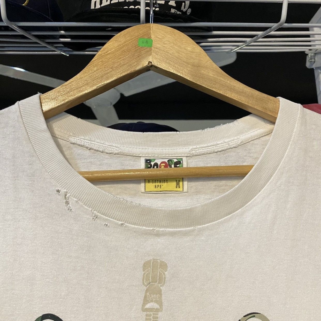 Bape Bape White ABC Camo Shark Tee Size US M / EU 48-50 / 2 - 6 Thumbnail