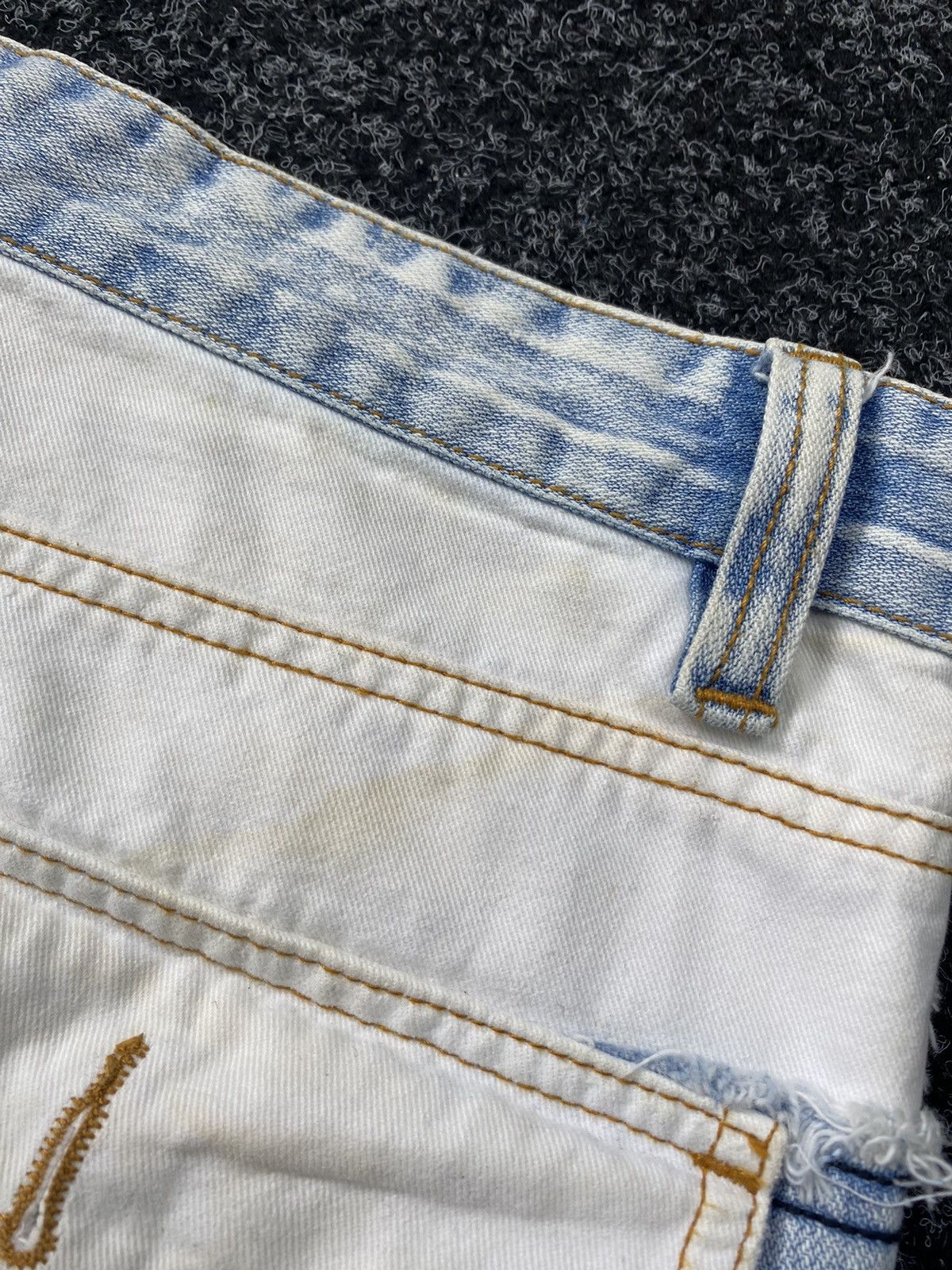 Japanese Brand 🔥OPIUM PUNK GOTHIC DISTRESSED ASYMMETRICAL JEANS CUSTOM 32 Size US 32 / EU 48 - 14 Thumbnail
