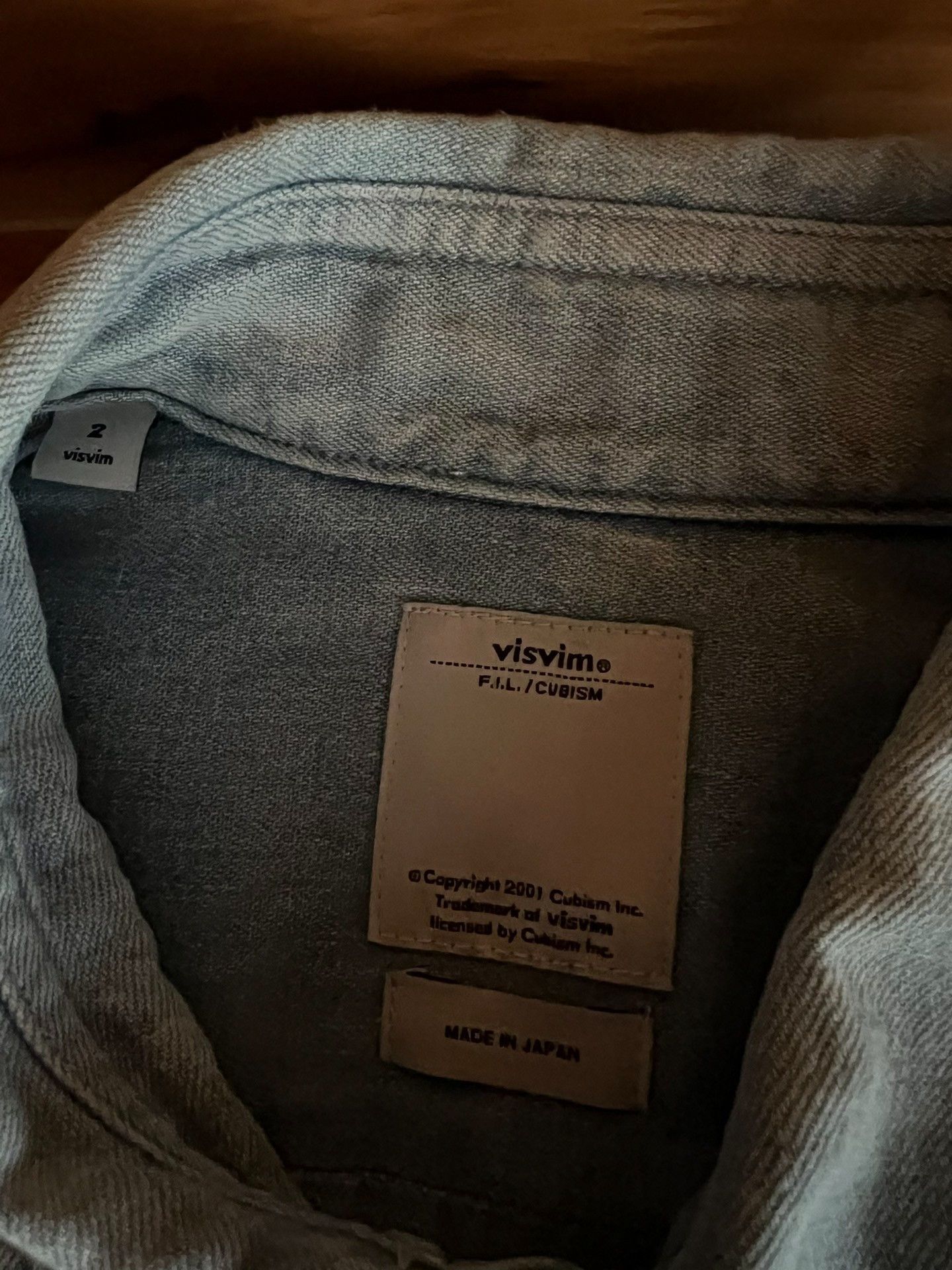 Visvim visvim 2017 Washed Distressed Paisley Denim Shirt Size US M / EU 48-50 / 2 - 8 Thumbnail