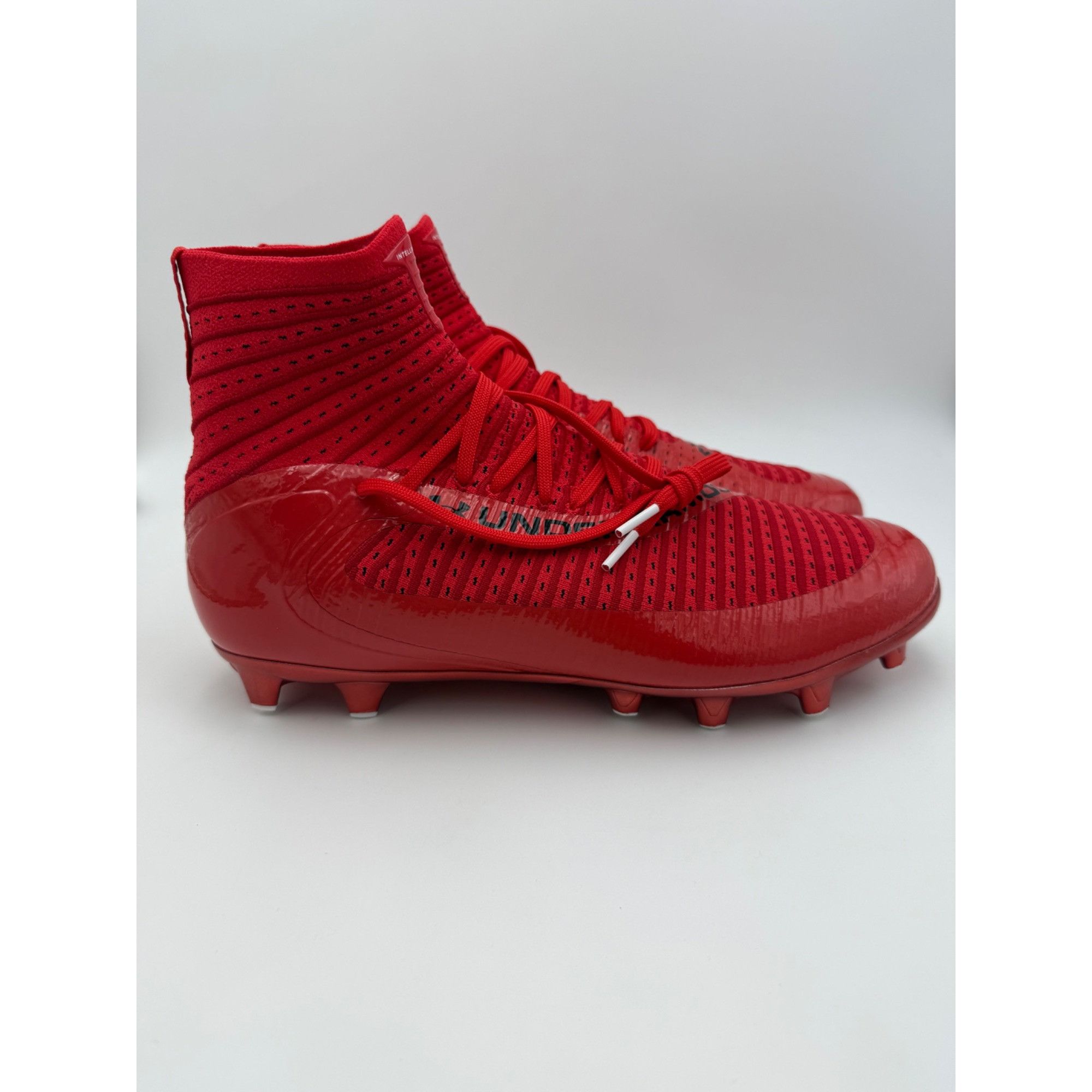 Under Armour Size 10.5 - Under Armour Highlight 2 MC Knit Red Football Cl Size US 10.5 / EU 43-44 - 1 Thumbnail