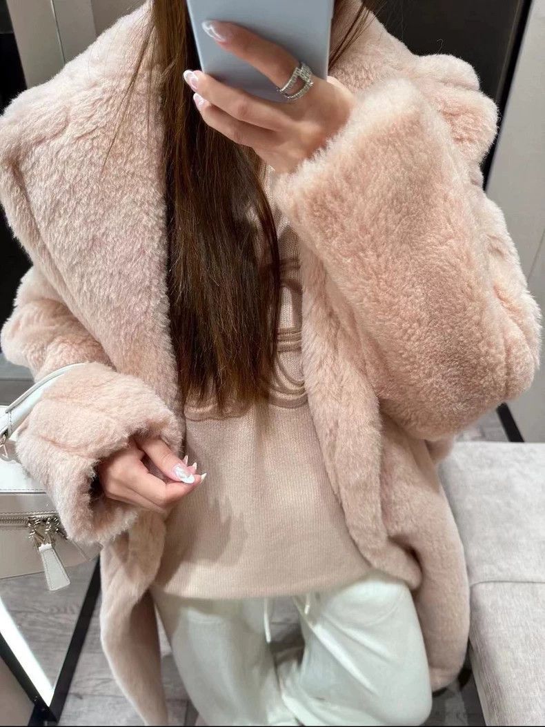 Other MaxMara Teddy Bear Pink Coat-2508 Size US XS / EU 42 / 0 - 7 Thumbnail