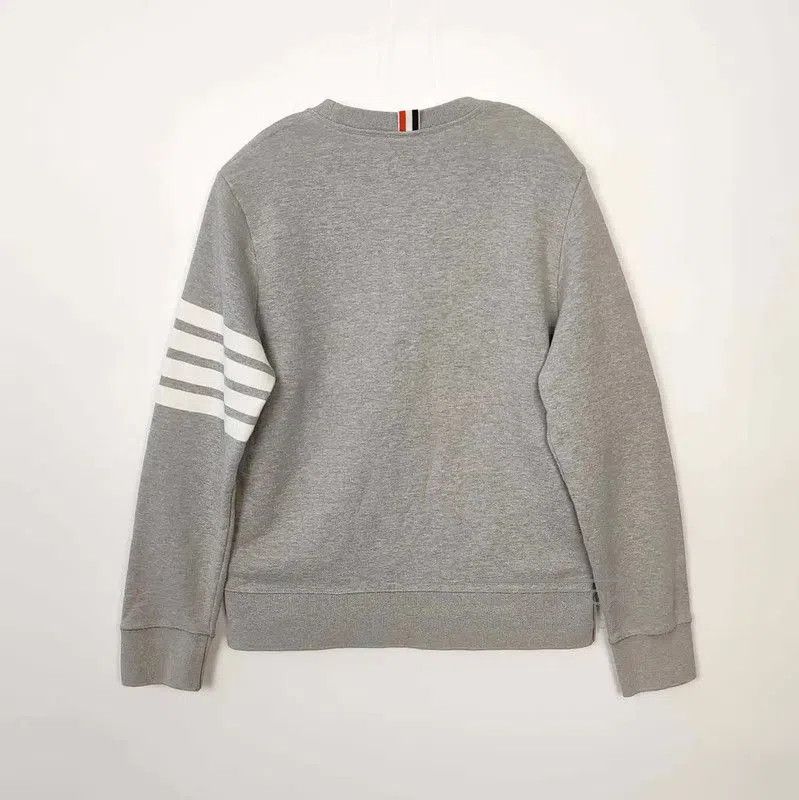Thom Browne Thom Browne Gray Cotton Men's Sweatshirt . Size US M / EU 48-50 / 2 - 2 Thumbnail