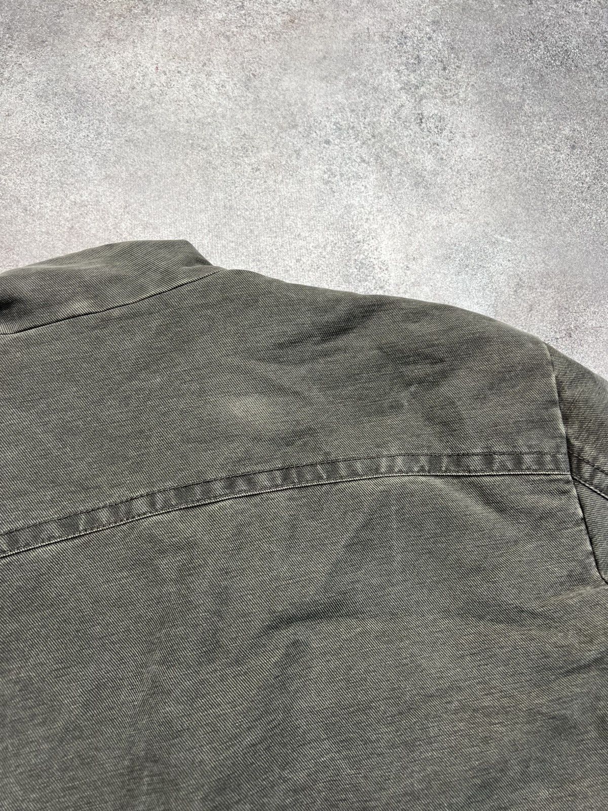 Trussardi × Vintage Trussardi vintage faded khaki bomber jacket Size US L / EU 52-54 / 3 - 10 Thumbnail