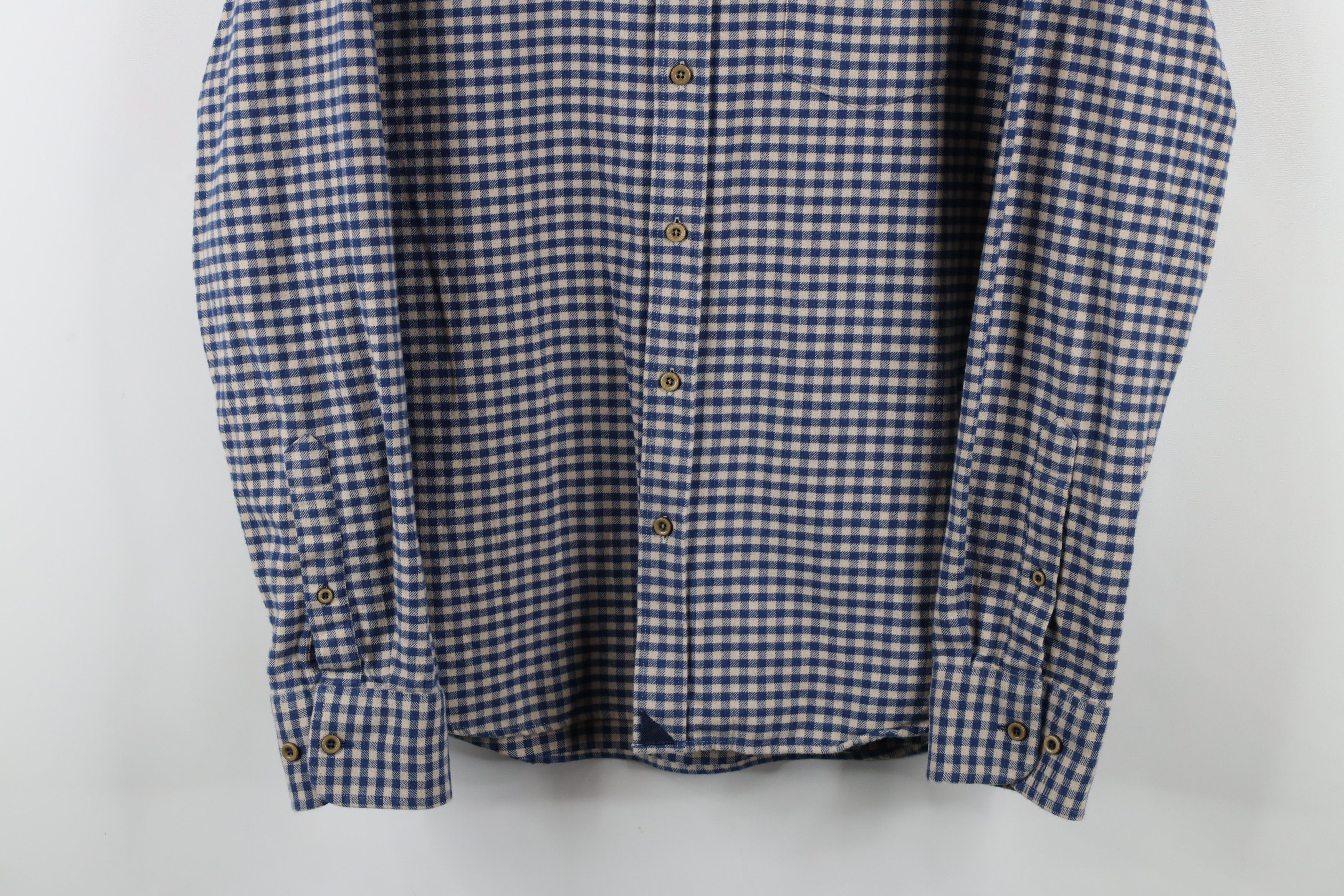 UNTUCKit × Vintage Untuckit Fit Flannel Collared Button Down Shirt Blue Plaid Size US L / EU 52-54 / 3 - 3 Thumbnail
