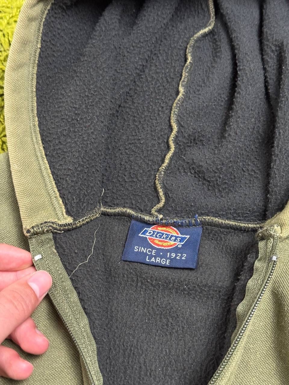 Dickies 🔥VINTAGE 90S DICKIES ZIP UP HOODIE Y2K FUR SHERPA🔥 Size US L / EU 52-54 / 3 - 4 Thumbnail