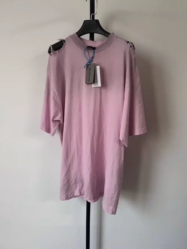 Balenciaga Balenciaga Wormhole Short Sleeve Tee Size US M / EU 48-50 / 2 - 2 Thumbnail