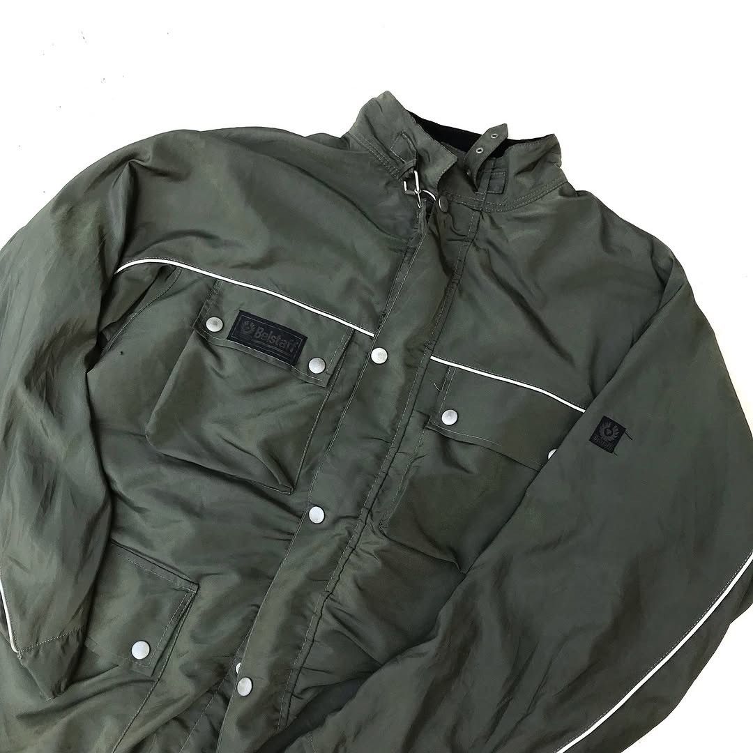 Belstaff × GOREWEAR Vintage BELSTAFF TOURMASTER 500 Man Khaki Green belfast Shel Size US XL / EU 56 / 4 - 17 Thumbnail