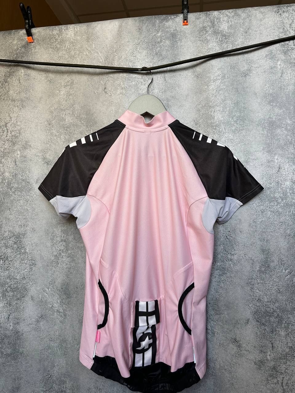 Other Assos Cycling Jersey Pink Black Full Zip Short Sleeve Lady Size XL / US 12-14 / IT 48-50 - 3 Thumbnail