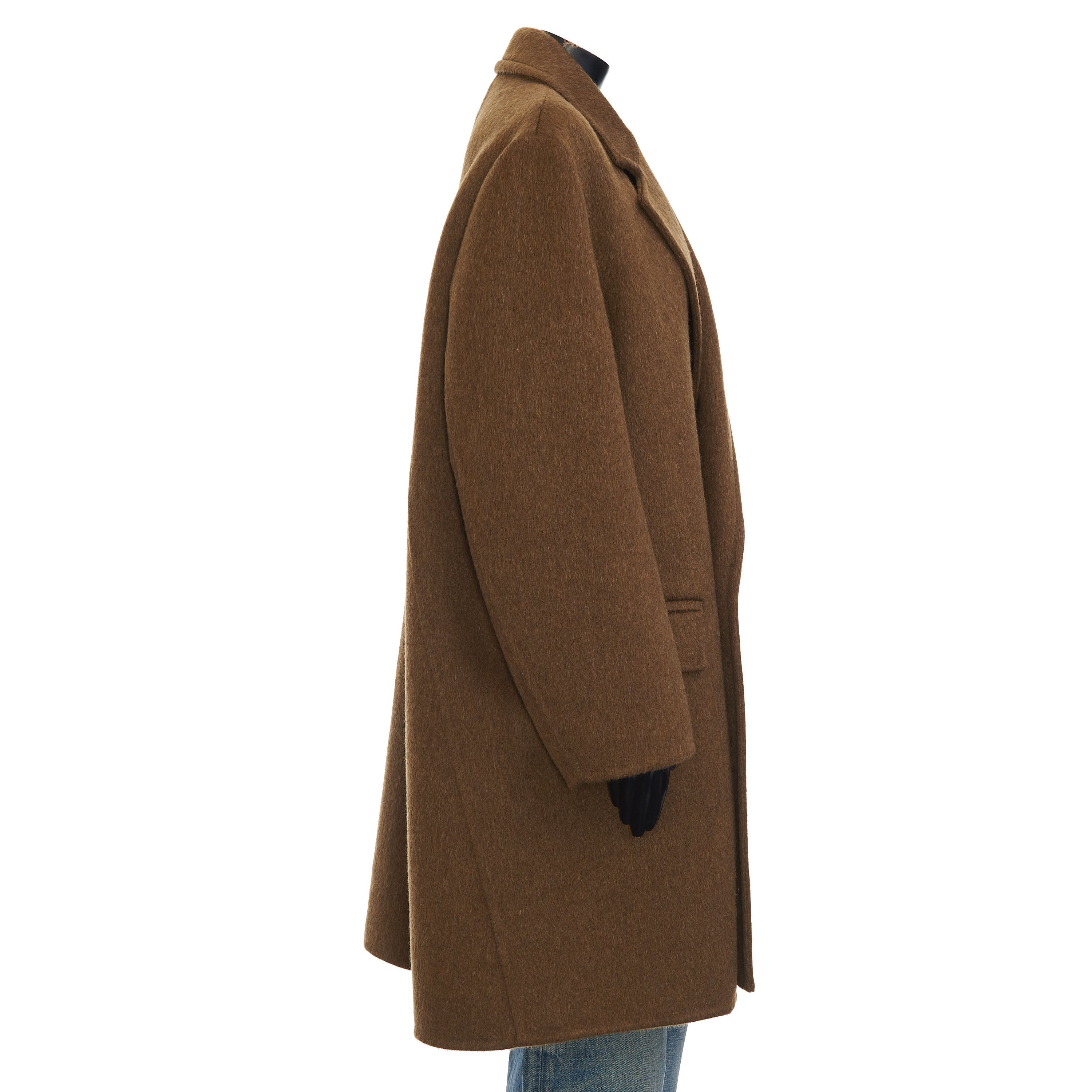 Bottega Veneta Oversized Coat In Double Face Camel Brown Wool & Mohair Size S / US 4 / IT 40 - 8 Thumbnail