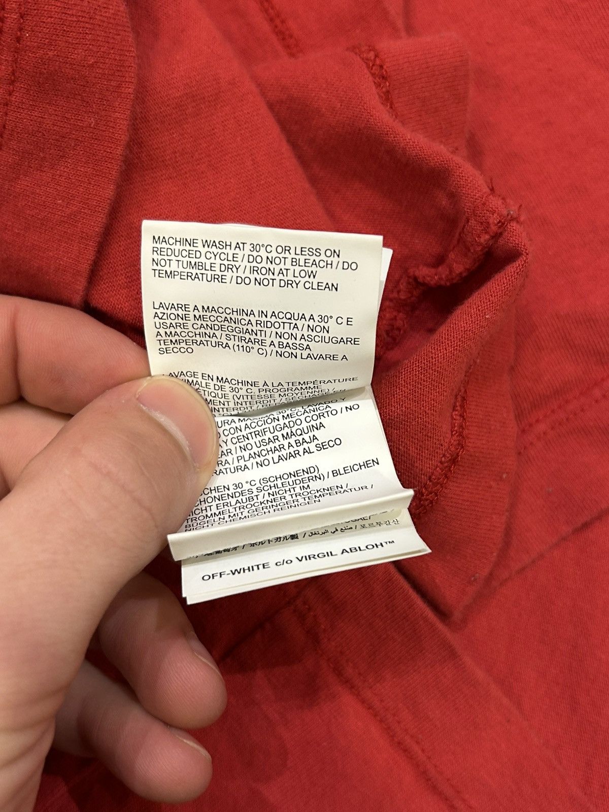 Off-White Off-White Airport Arrows Tee Size US M / EU 48-50 / 2 - 6 Thumbnail