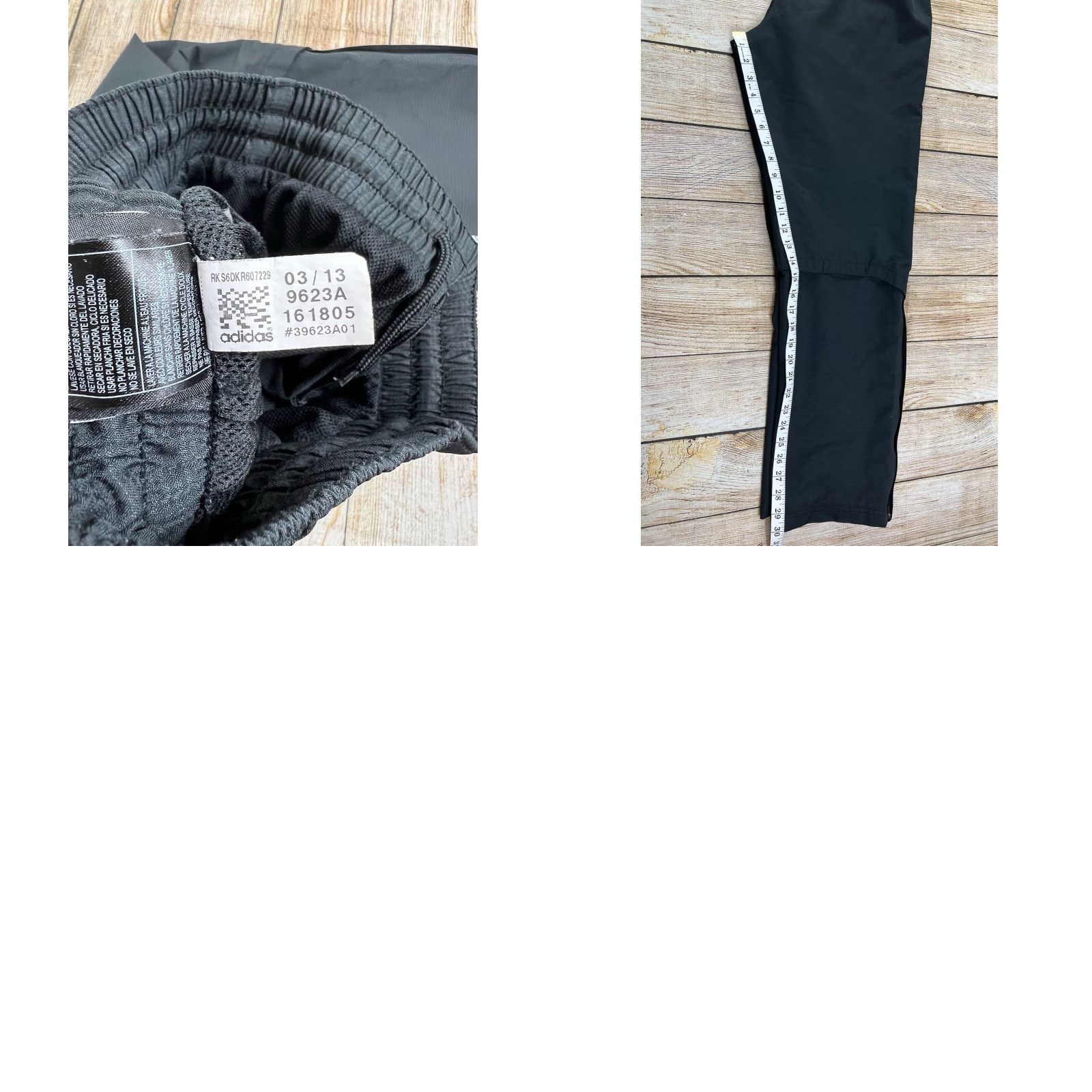 Adidas adidas Track Pants Men Black Size S Athletic 30 in Inseam University Rowing Gym & Training Cross Training Size US 29 - 8 Thumbnail