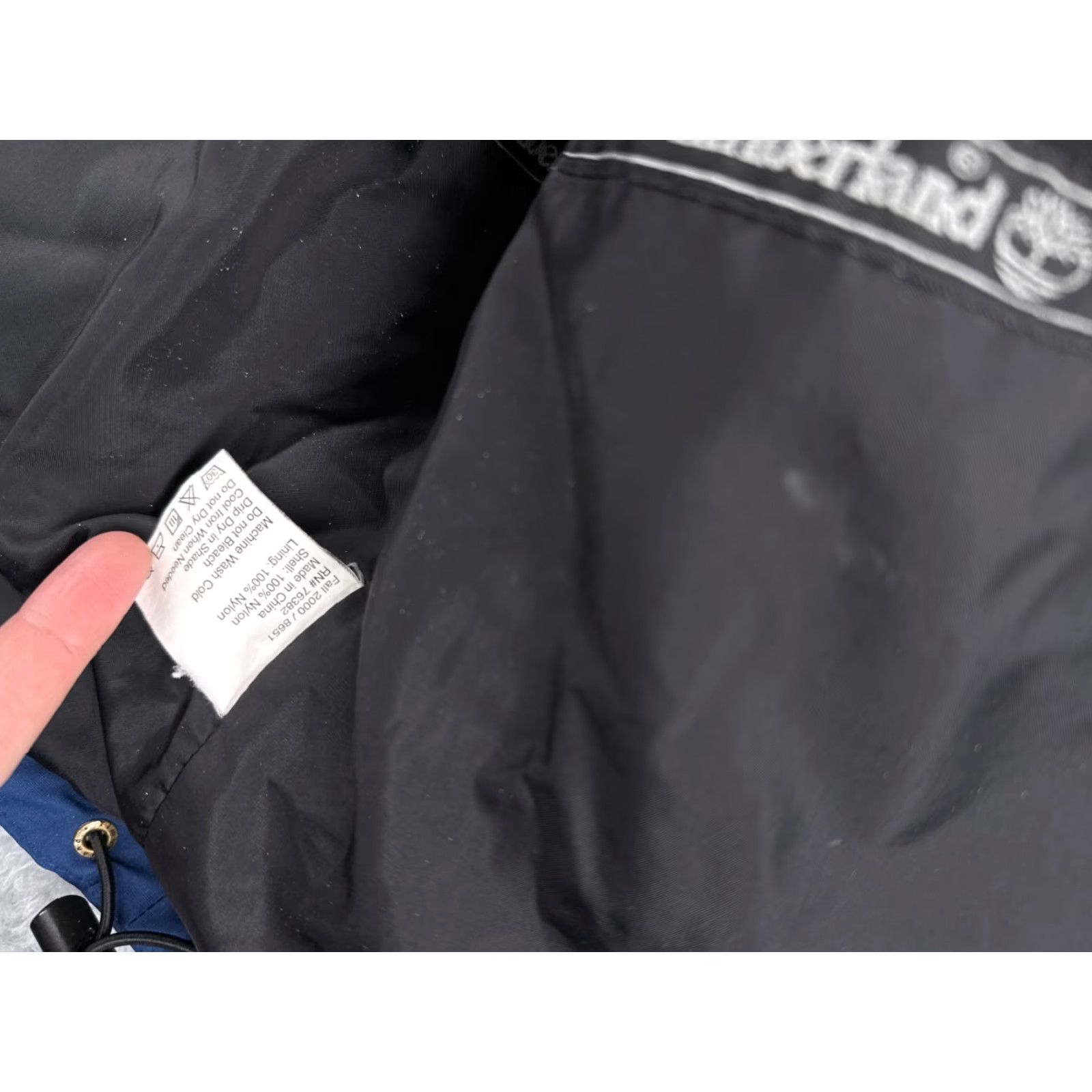 Timberland Timberland Jacket Mens M Blue Full Zip Hooded Windbreaker 100% Nylon Size US M / EU 48-50 / 2 - 4 Thumbnail