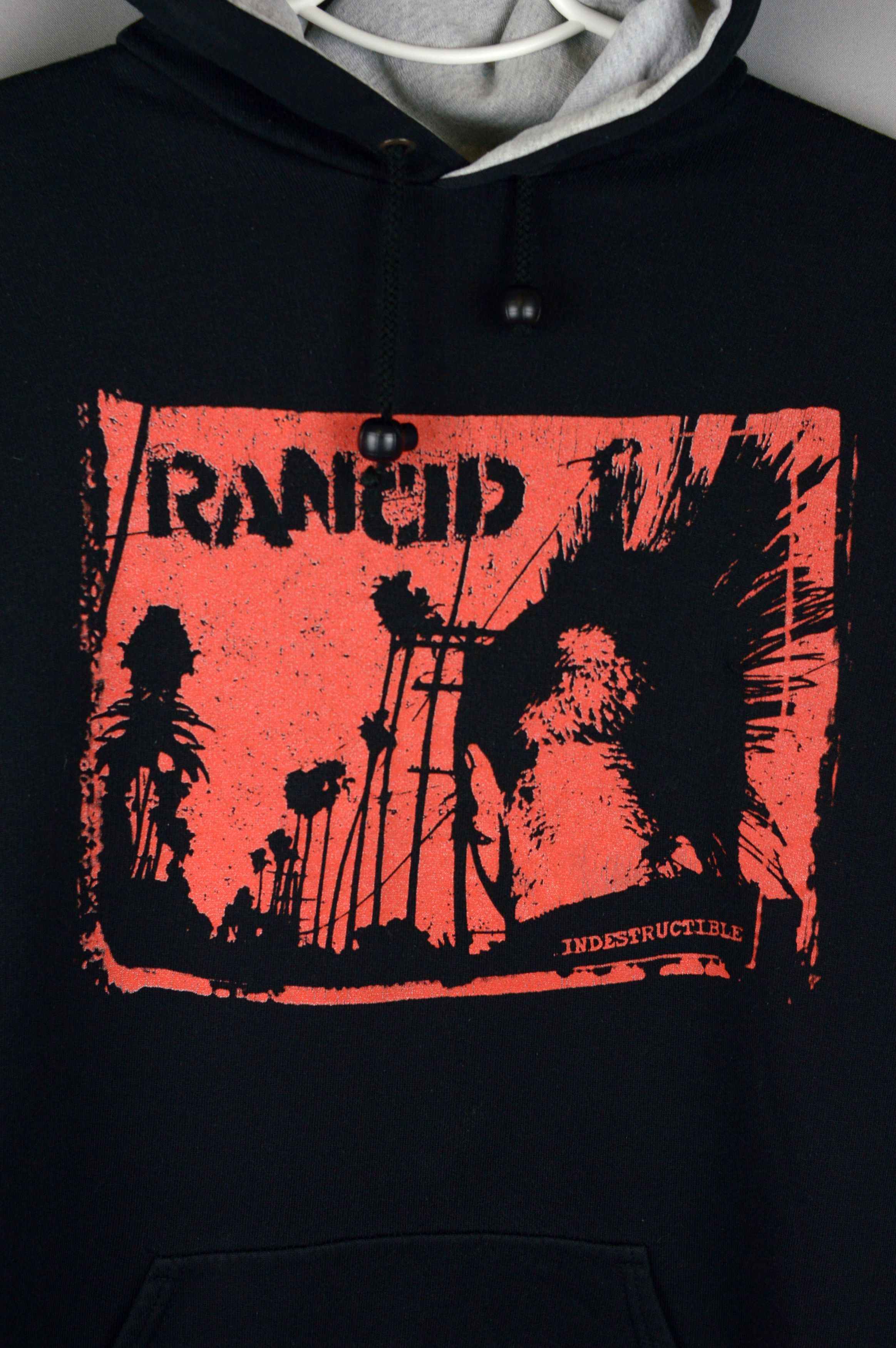 Band Tees × Vintage Vintage Rancid Indestructible 2003 hoodie Size US XL / EU 56 / 4 - 3 Thumbnail