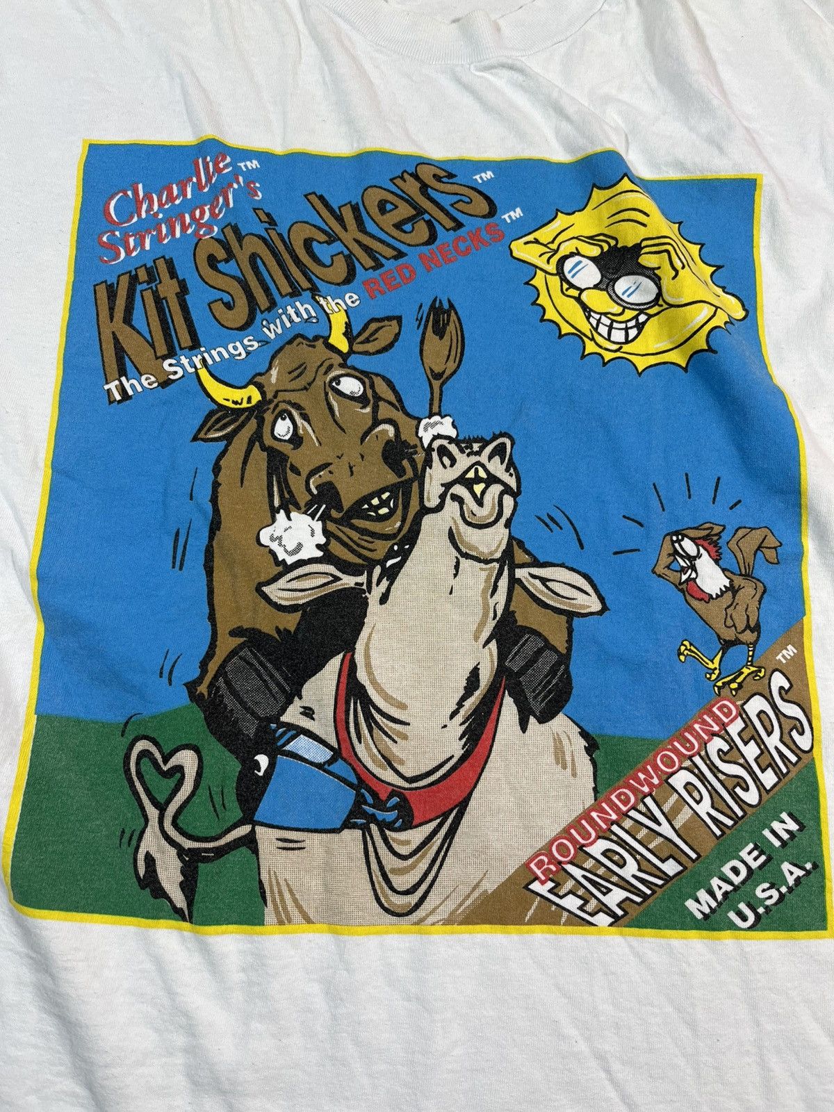 Band Tees Vintage 90s Kit Shickers T Shirt Size US XL / EU 56 / 4 - 2 Thumbnail