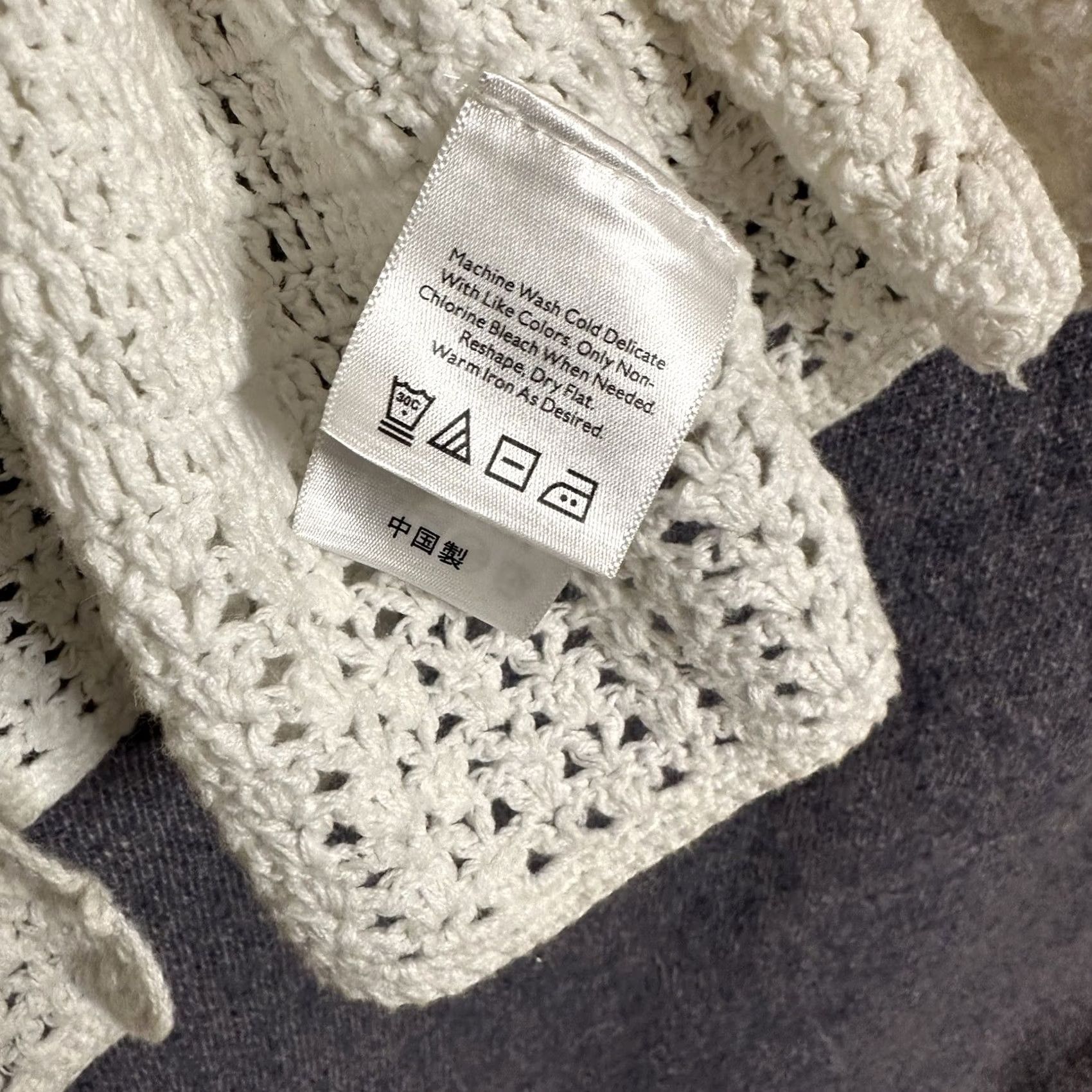 Eddie Bauer VINTAGE Eddie Bauer Cardigan Women’s Petite S White Cotton Blend Open-Knit 3/4 Sleeve Round Neck Lightweight Bohemian 90s Casual Womens Size S / US 4 / IT 40 - 4 Thumbnail