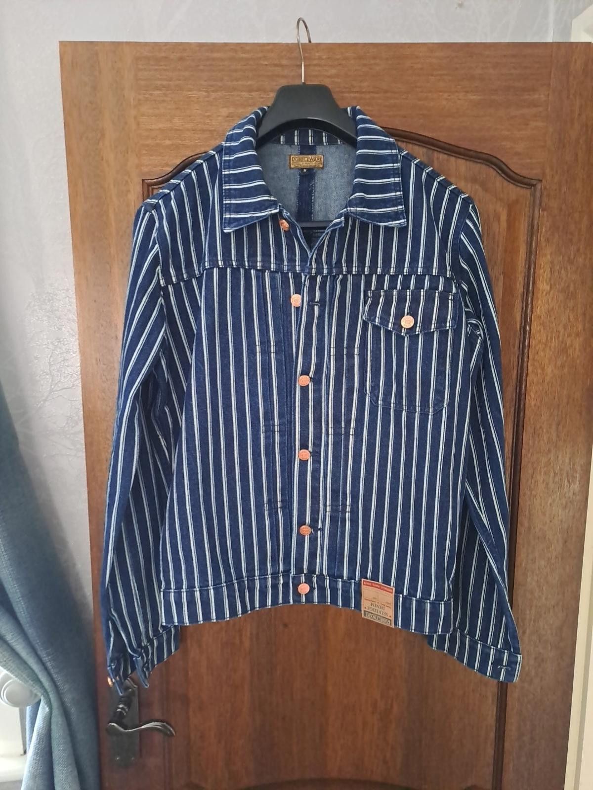 Other Dubbleware Navy Pinstripe Jacket Size M Nimes-SS22 Selvedge Size US M / EU 48-50 / 2 - 1 Thumbnail