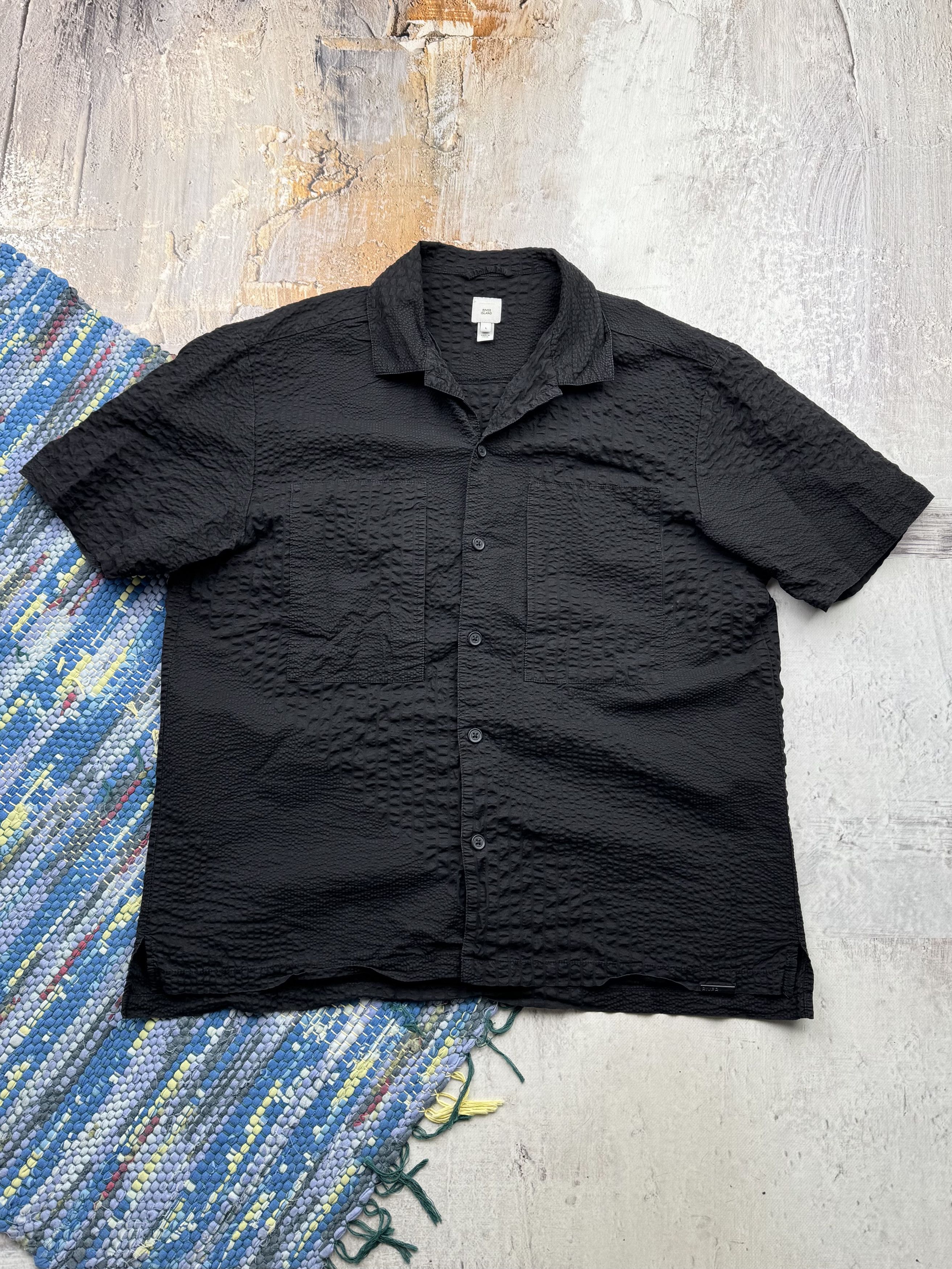 Vintage Relaxed Fit Shirt With Crazy Details A461(203) Size US L / EU 52-54 / 3 - 1 Thumbnail