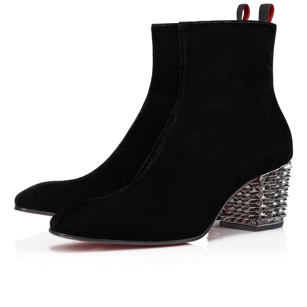 Christian Louboutin Rosarocks 70 Velvet Ankle Boot Size US 10 / EU 43 - 1 Thumbnail