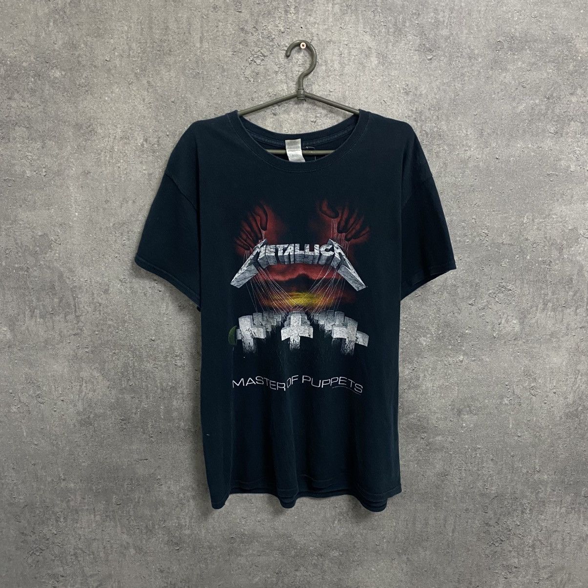 Metallica Metallica Vintage 2007 Rock Band T-Shirt Faded Tee Size US L / EU 52-54 / 3 - 1 Thumbnail