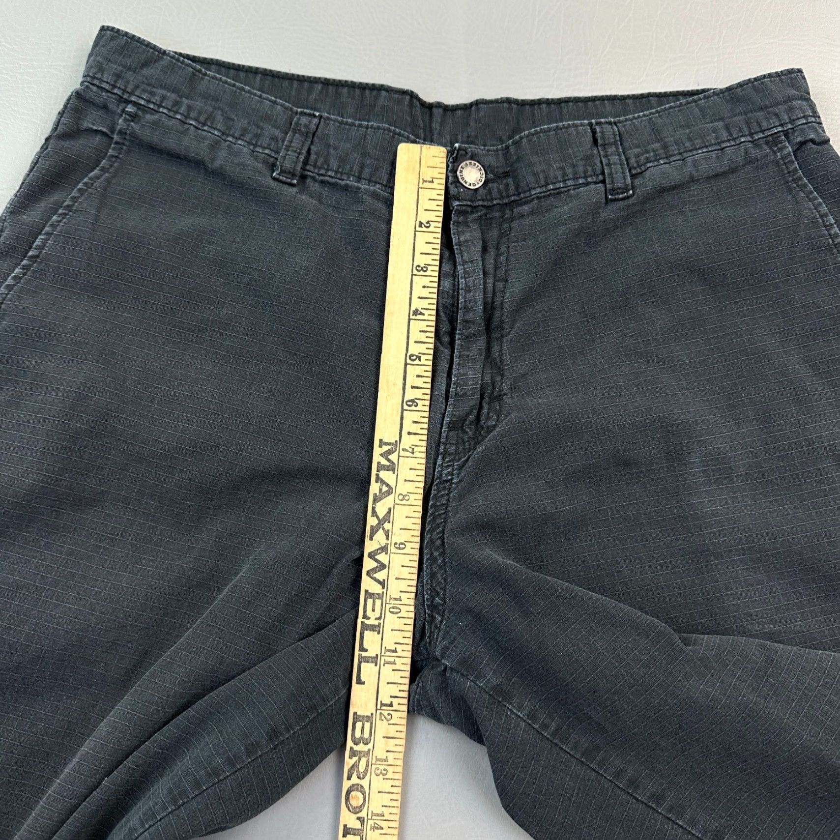 Dickies Dickies Shorts Mens 34 Dark Gray Ripstop Flex 12" Work Wear Utility Pocket Bermuda 5-Pocket Regular Mens Size US 34 / EU 50 - 4 Thumbnail