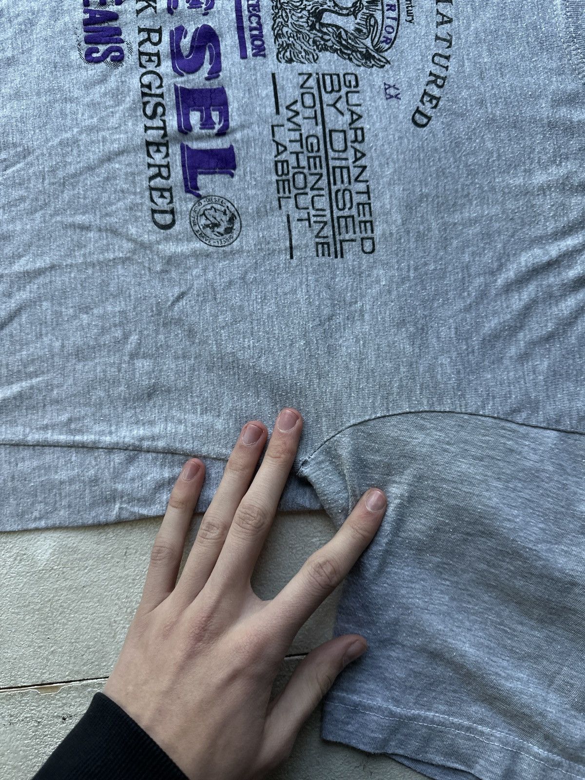 Diesel 🚨DIESEL AVANT GARDE ARCHIVE VINTAGE BIG LOGO T-SHIRT Y2K TEE Size US L / EU 52-54 / 3 - 5 Thumbnail