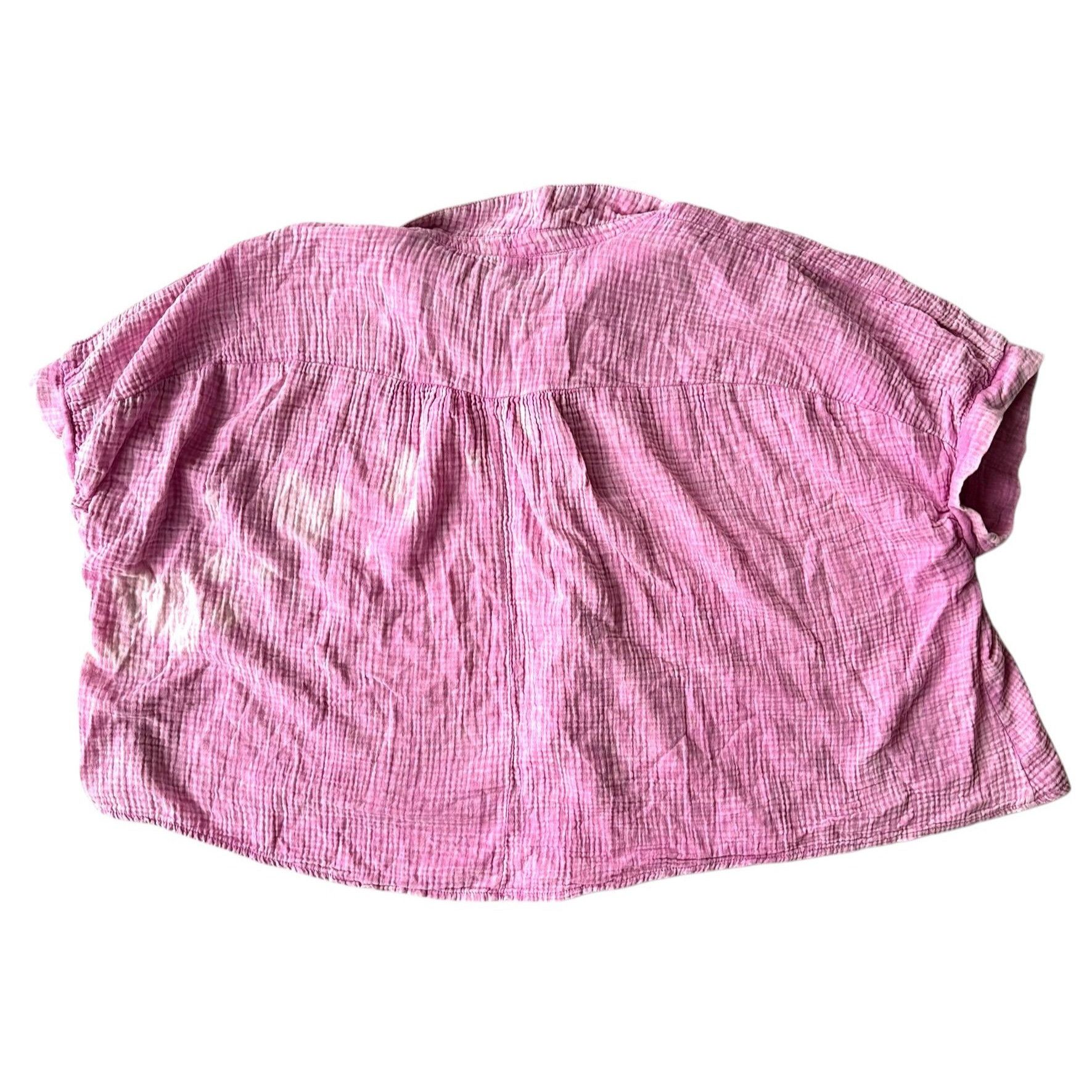 Other Zanana Hi Low Gauge Shirt Sz L XL Lilac Pink Distressed Butt Size XL / US 12-14 / IT 48-50 - 8 Thumbnail