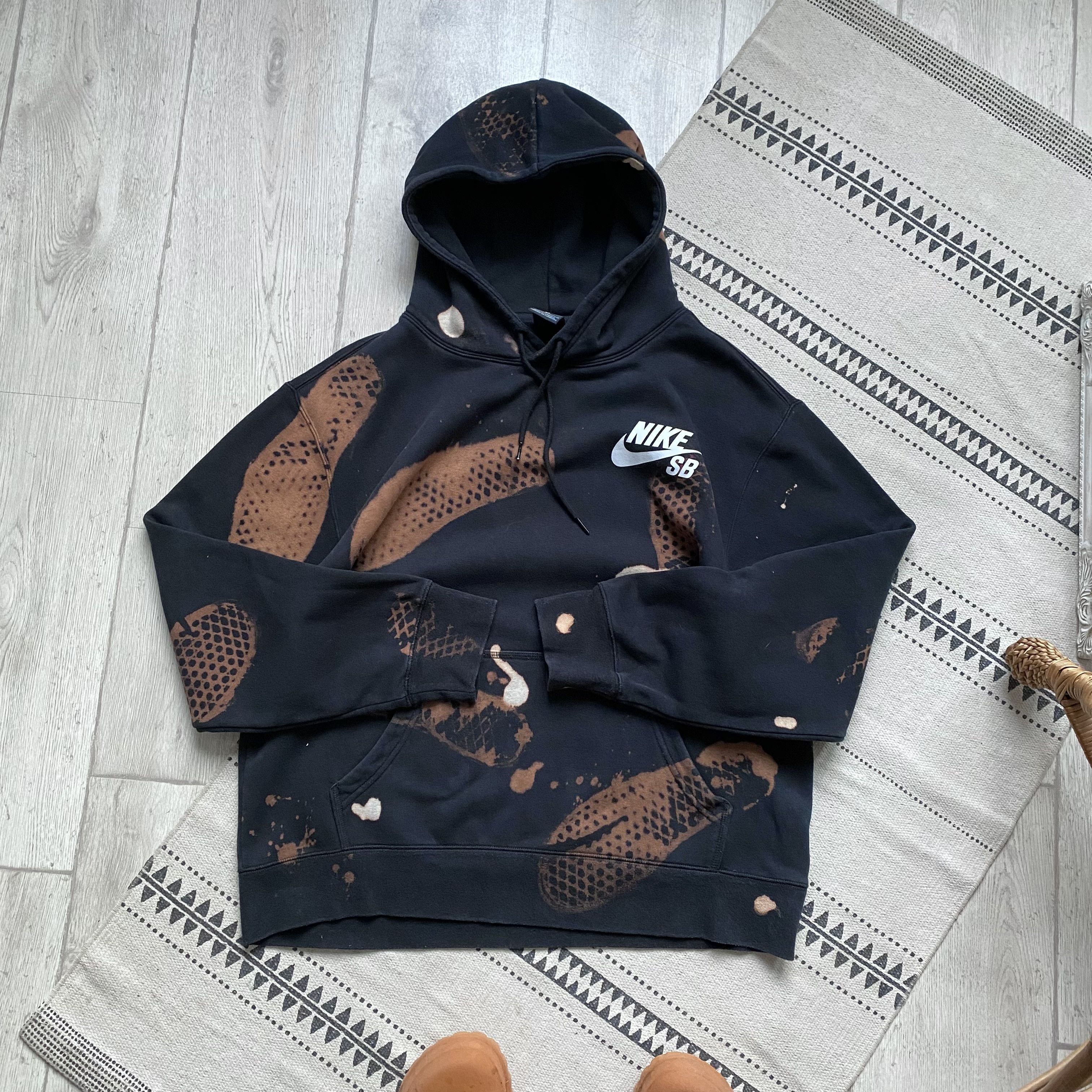 Nike 🛹 Custom Nike SB skater boxy hoodie sweatshirt Y2K Size US L / EU 52-54 / 3 - 6 Thumbnail
