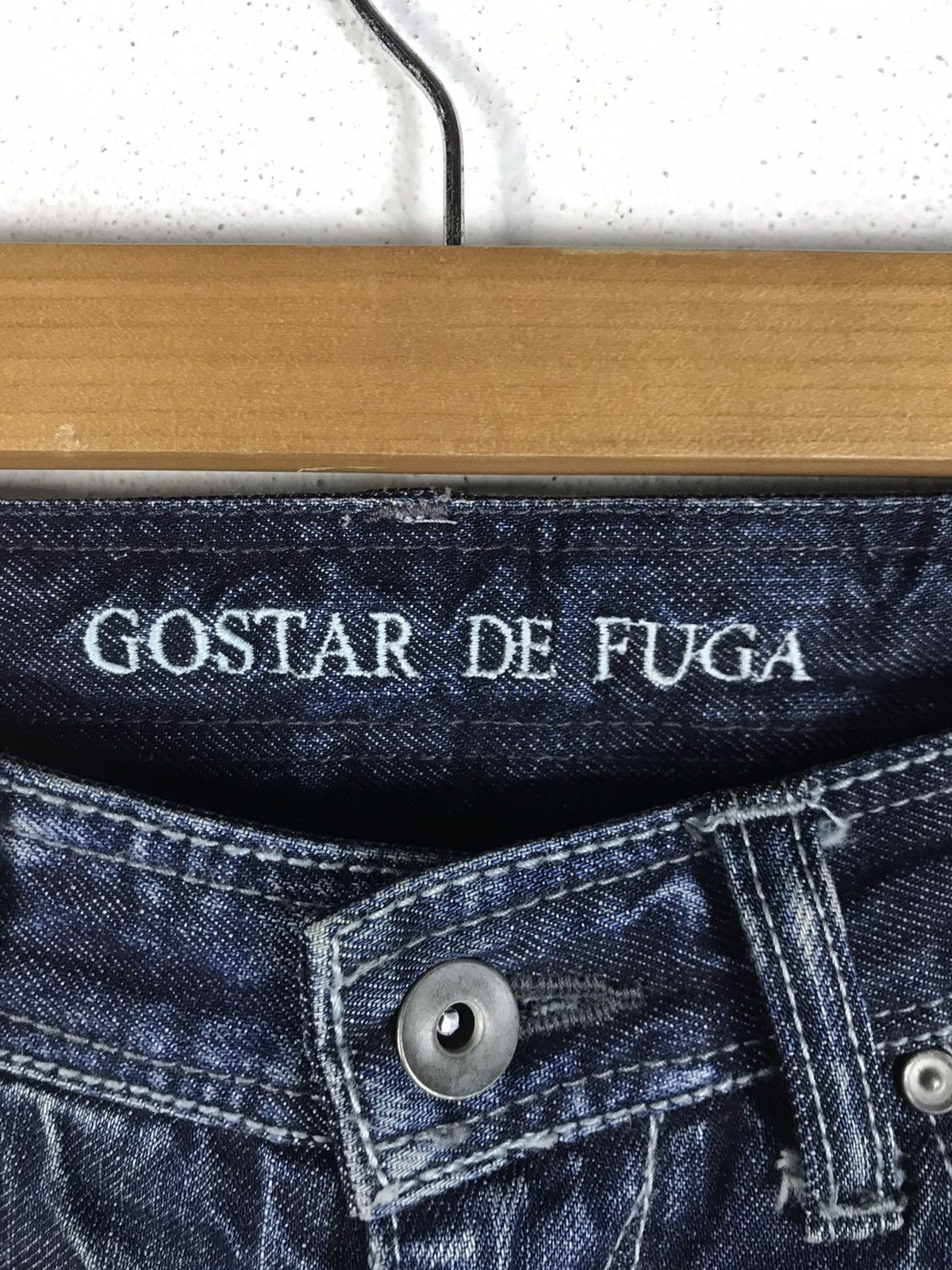 If Six Was Nine 🔥Rare🔥Vintage Gostar De Fuga Denim Jeans Size US 30 / EU 46 - 15 Thumbnail