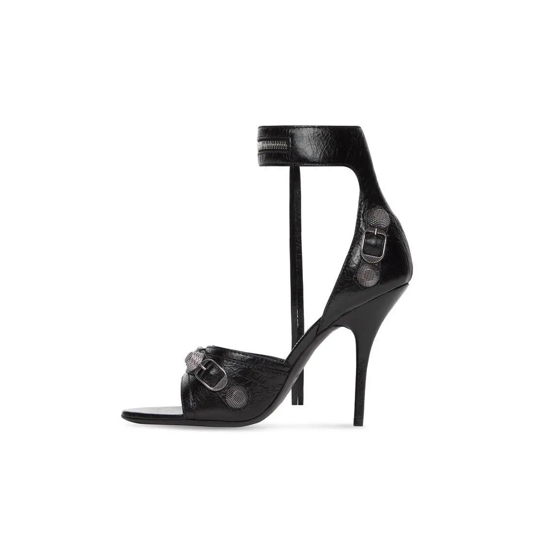 Balenciaga o1bcso1str0126 Cagole 110mm Sandals in Black Size US 6.5 / IT 36.5 - 7 Thumbnail