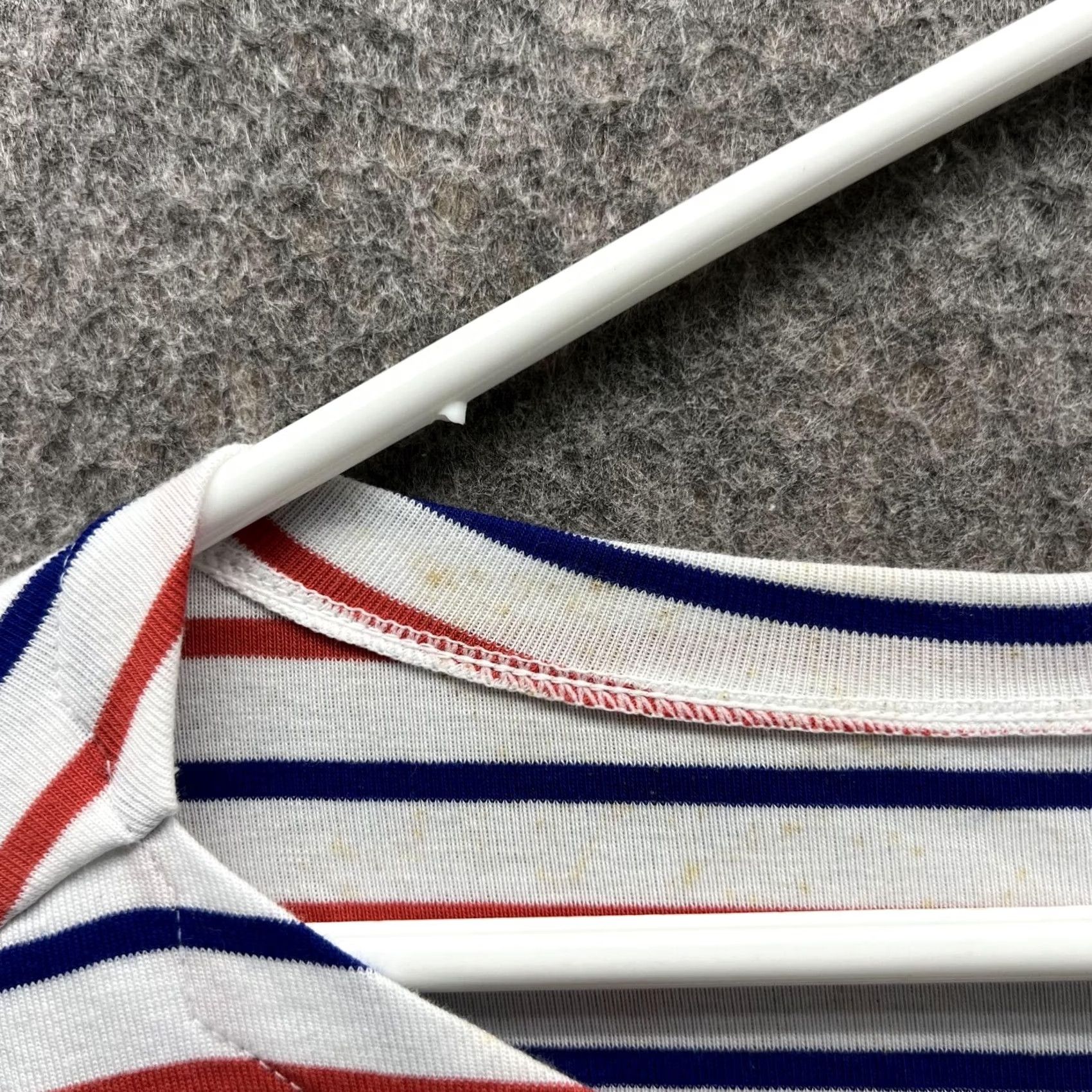 Ralph Lauren Lauren Ralph Lauren Shirt Women 2X White Striped Round Neck Casual Shirt Womens 2X White Striped Casual Vintage No Size XXL / US 16-18 / IT 52-54 - 5 Thumbnail
