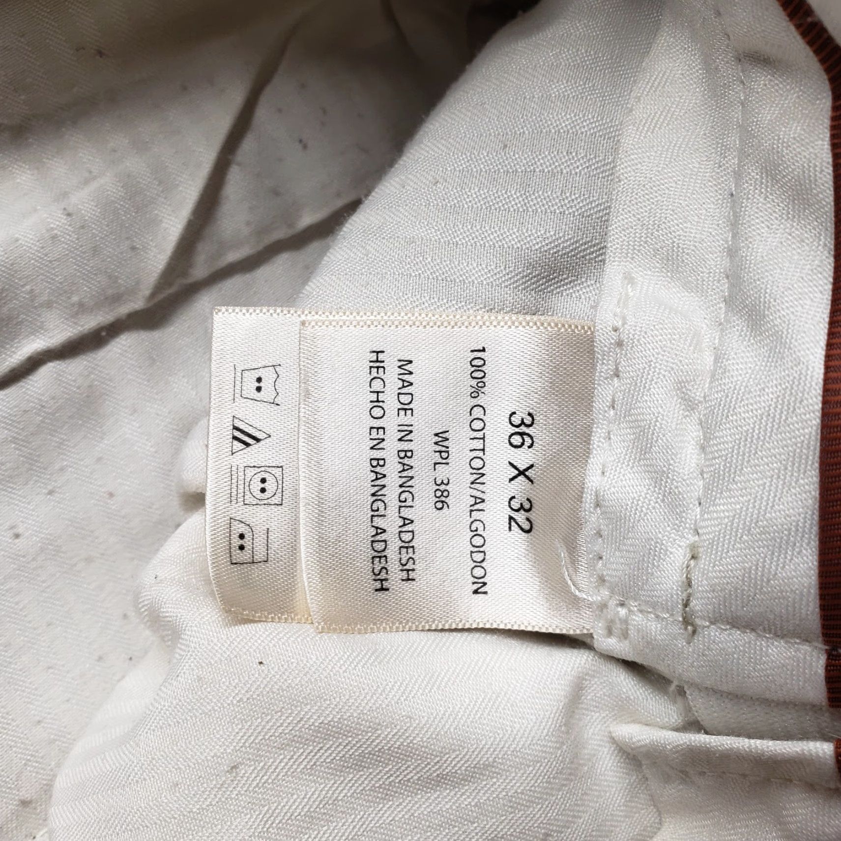 Haggar Haggar Beige Tan Dress Pants Pleated Front Adult Men's Size 36 x 32 Regular Inseam 32 in Pockets Size US 36 / EU 52 - 3 Thumbnail