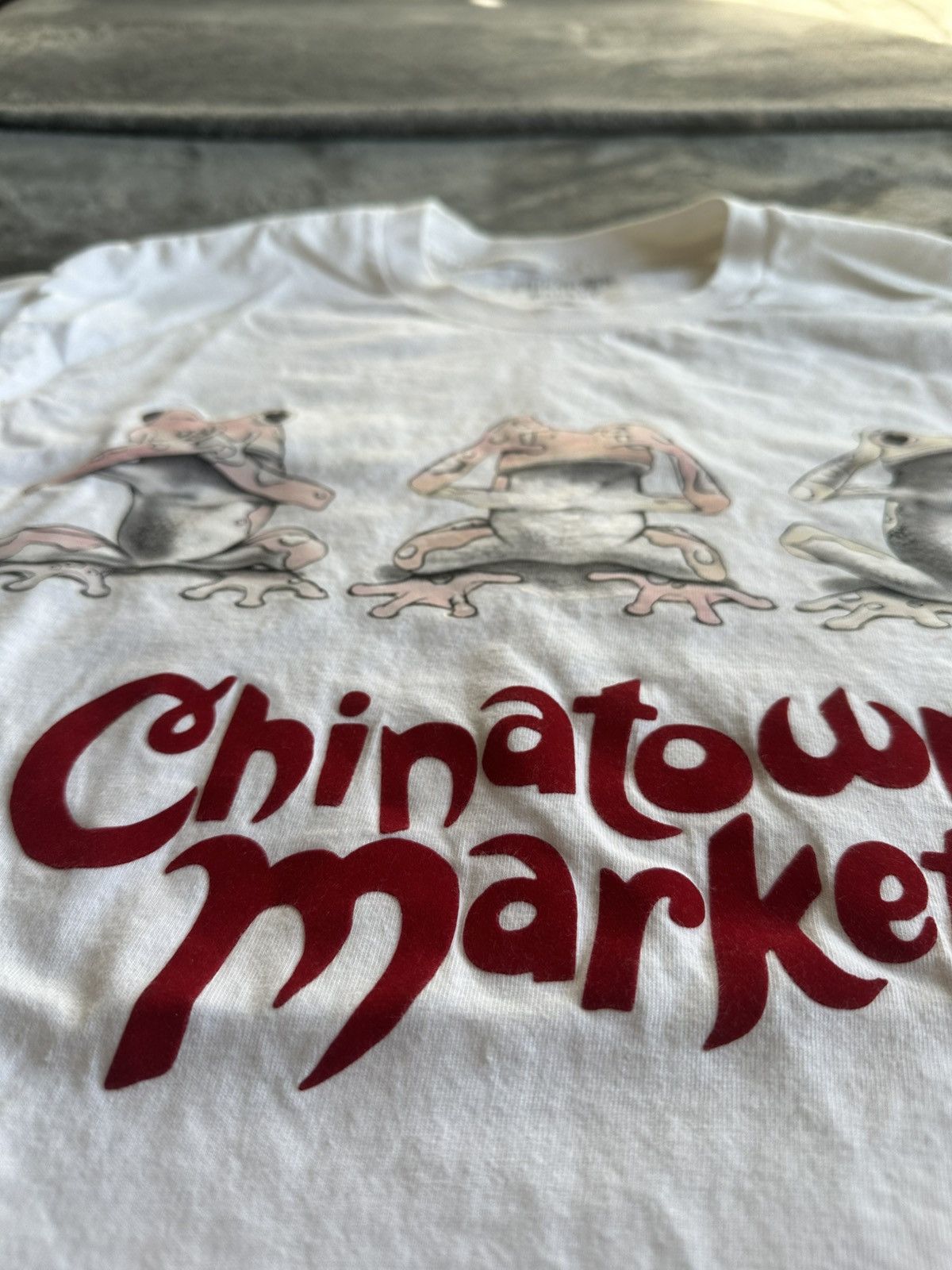 Market Chinatown Market Frogs tee Size US L / EU 52-54 / 3 - 3 Thumbnail