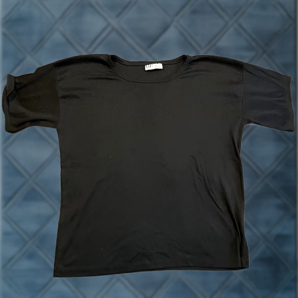 Vintage Vintage C.P. COMPANY T SHIRT SIZE XXL BLACK MADE IN USA WOMEN's Size XXL / US 16-18 / IT 52-54 - 1 Thumbnail
