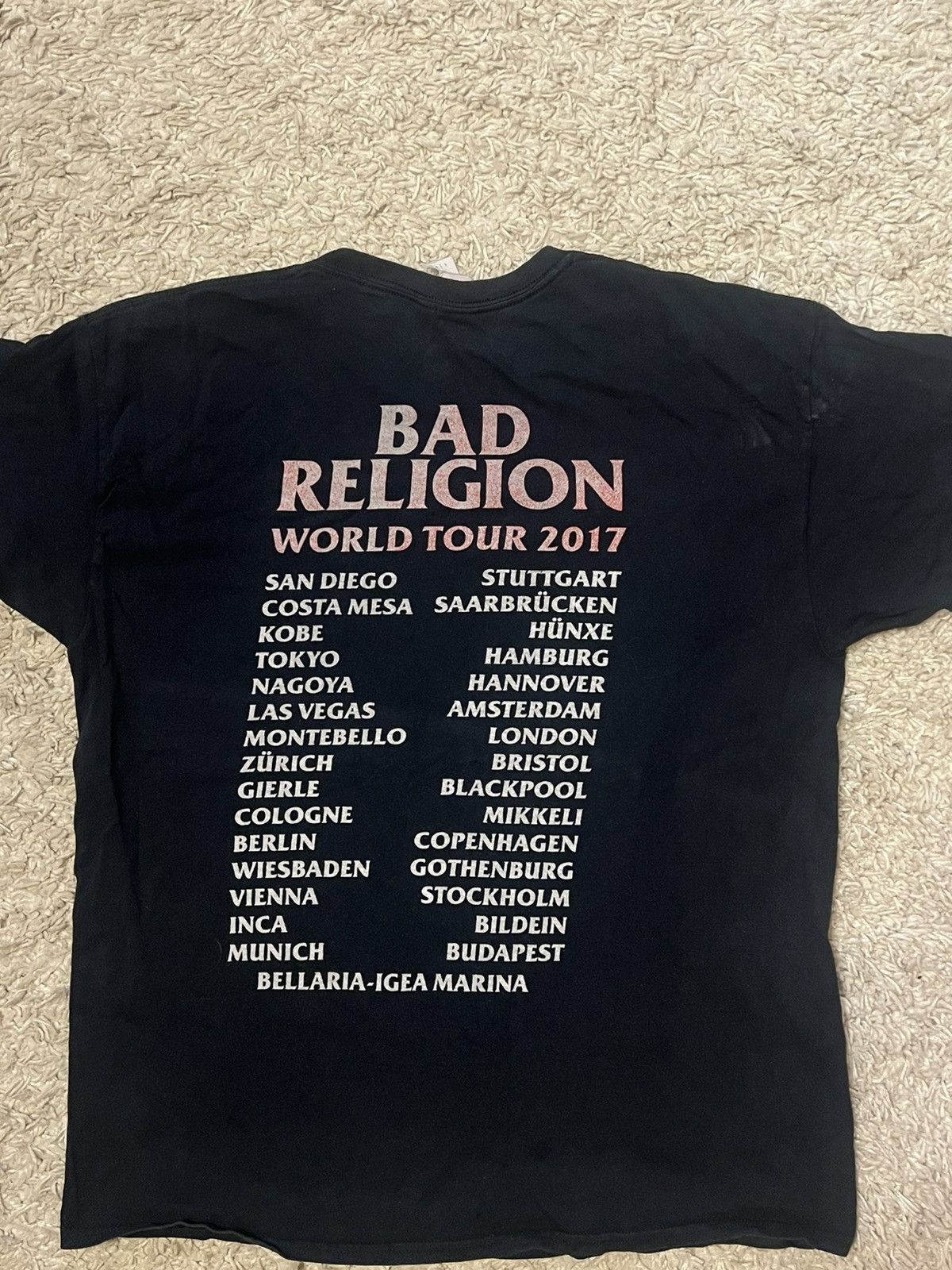 Band Tees Bad Religion band world tour 2017 t-shirt rare Size US L / EU 52-54 / 3 - 2 Thumbnail